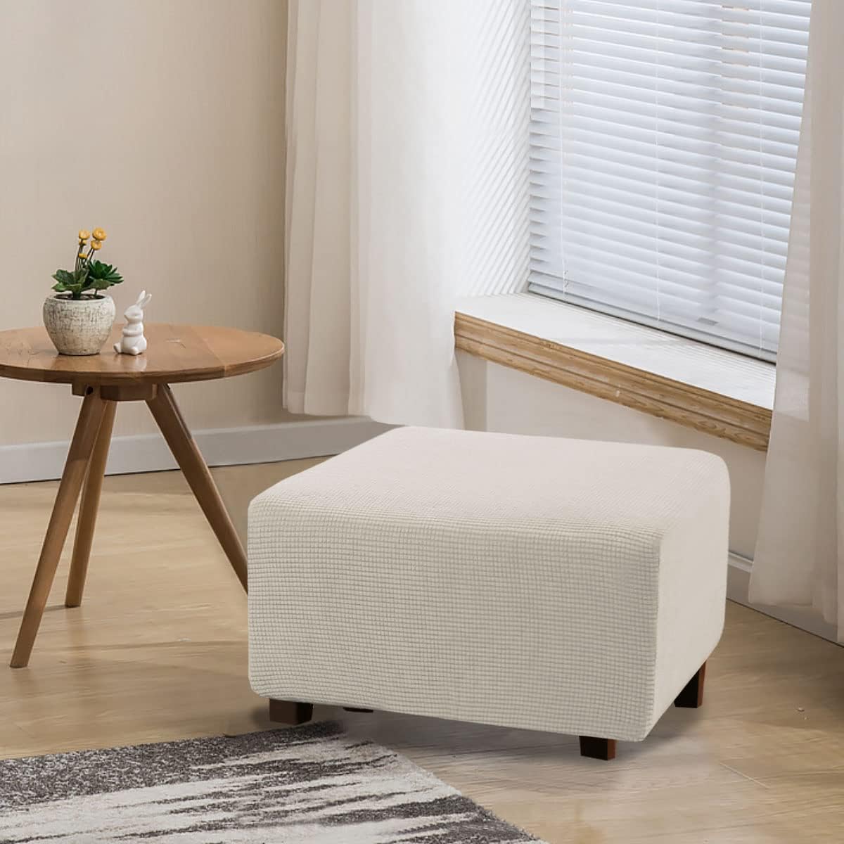 Square Ottoman Slipcovers