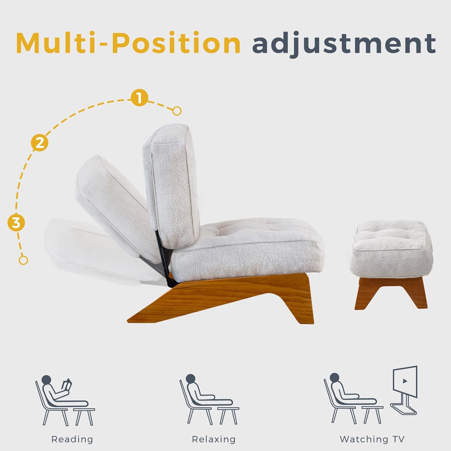 Accent Chair with Ottoman