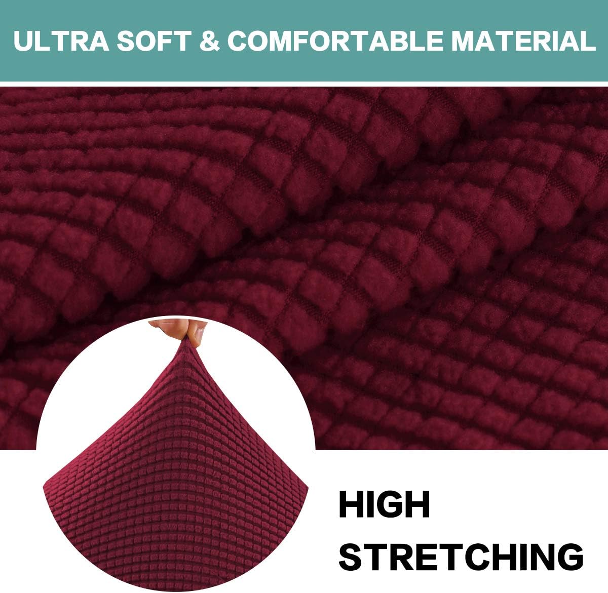 Stretch Ottoman Cover Ottoman Slipcover