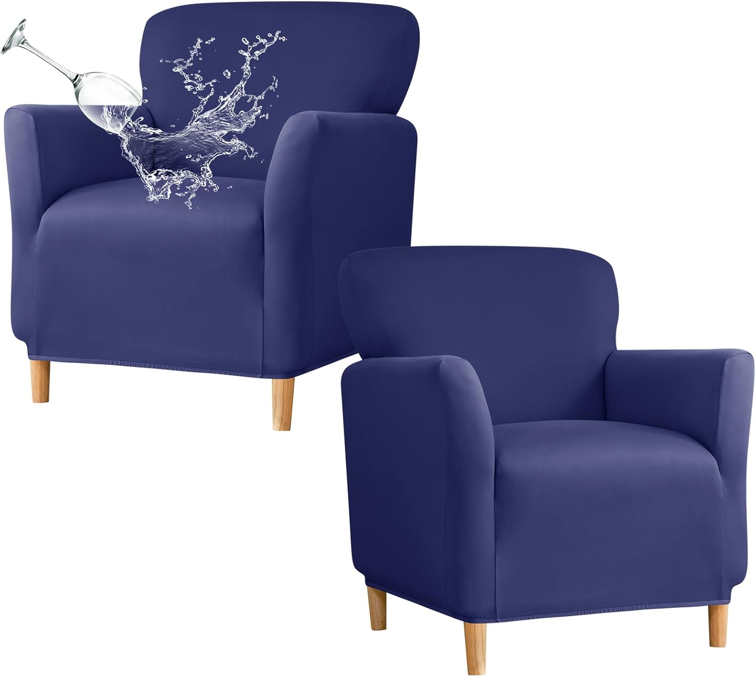 Printed Banquet Armchair Slipcovers Soft Chair Covers Armchair 1-Piece Stretch Chair Covers for Living Room Nonslip Outdoor Armchair Slipcover Kids Pets Friendly Furniture Protector,01