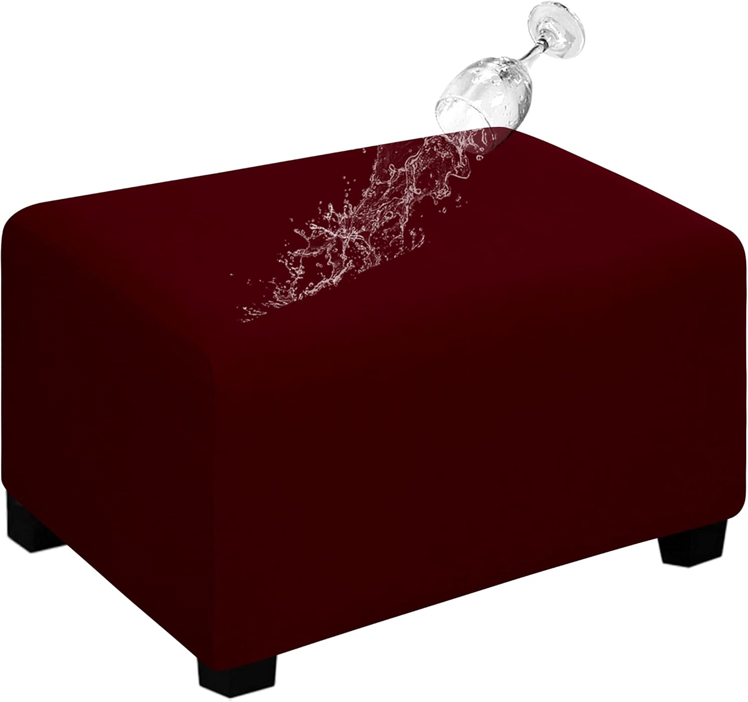 Dual Waterproof Stretch Ottoman Cover