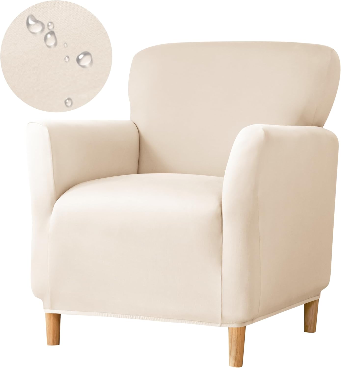 Printed Banquet Armchair Slipcovers Soft Chair Covers Armchair 1-Piece Stretch Chair Covers for Living Room Nonslip Outdoor Armchair Slipcover Kids Pets Friendly Furniture Protector,01