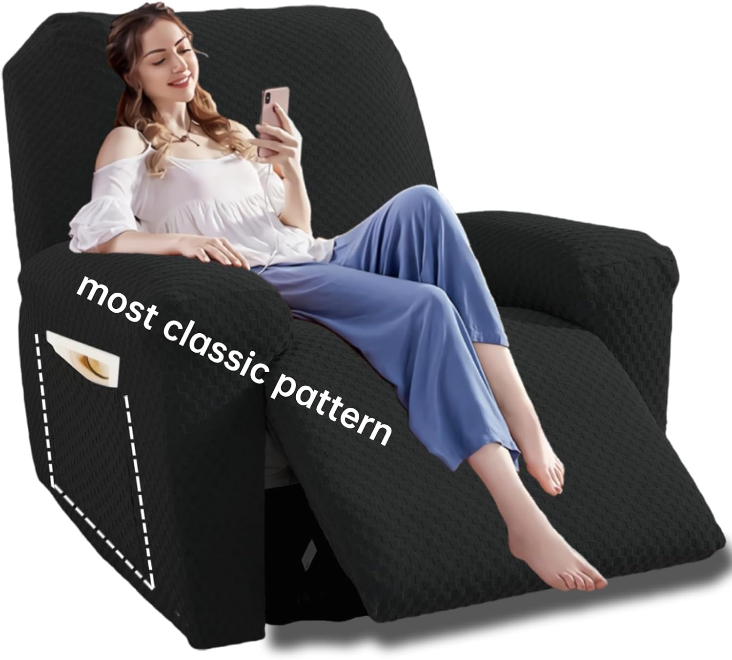 Stretch Loveseat Recliner Slipcover