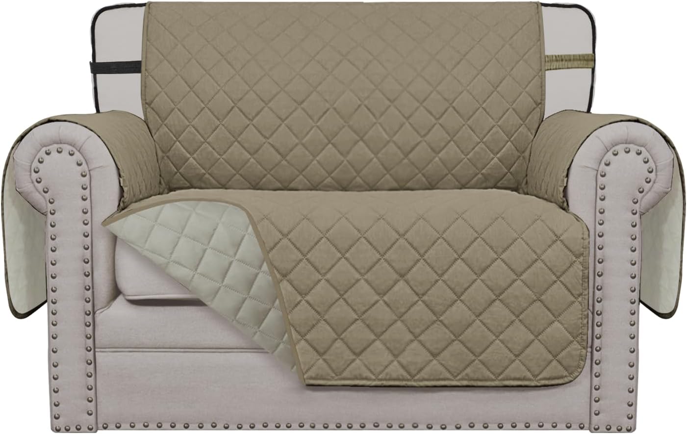 Reversible Loveseat Couch Cover