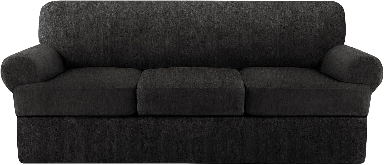 2 Pieces T Cushion Chair Covers