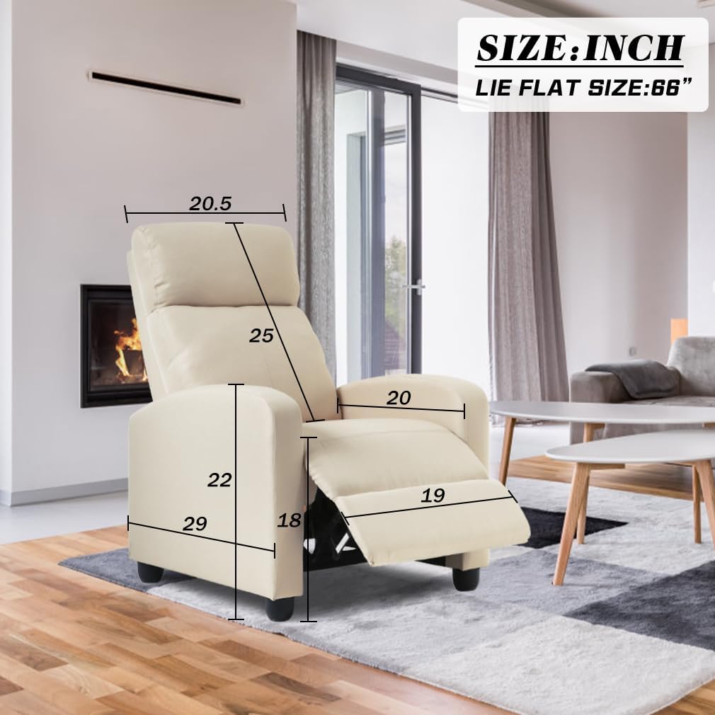 Theater Seating Single Reclining Sofa Lounge