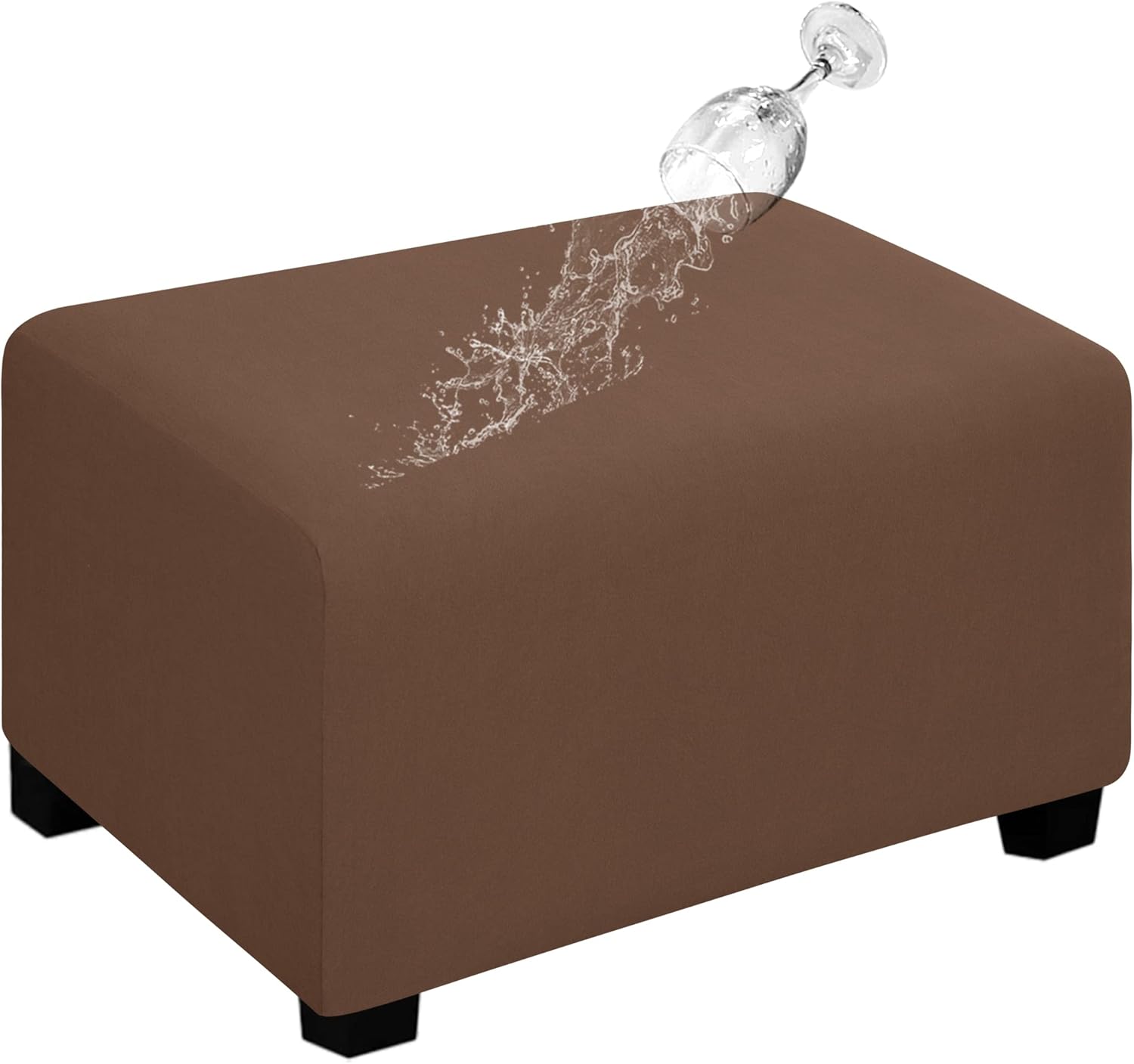 Dual Waterproof Stretch Ottoman Cover