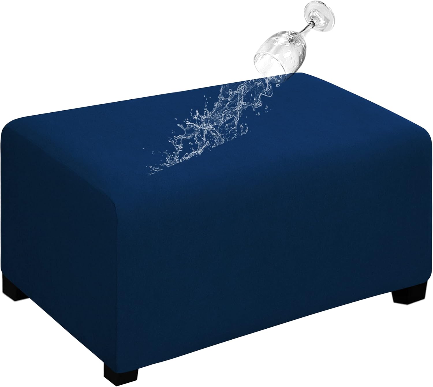Dual Waterproof Stretch Ottoman Cover