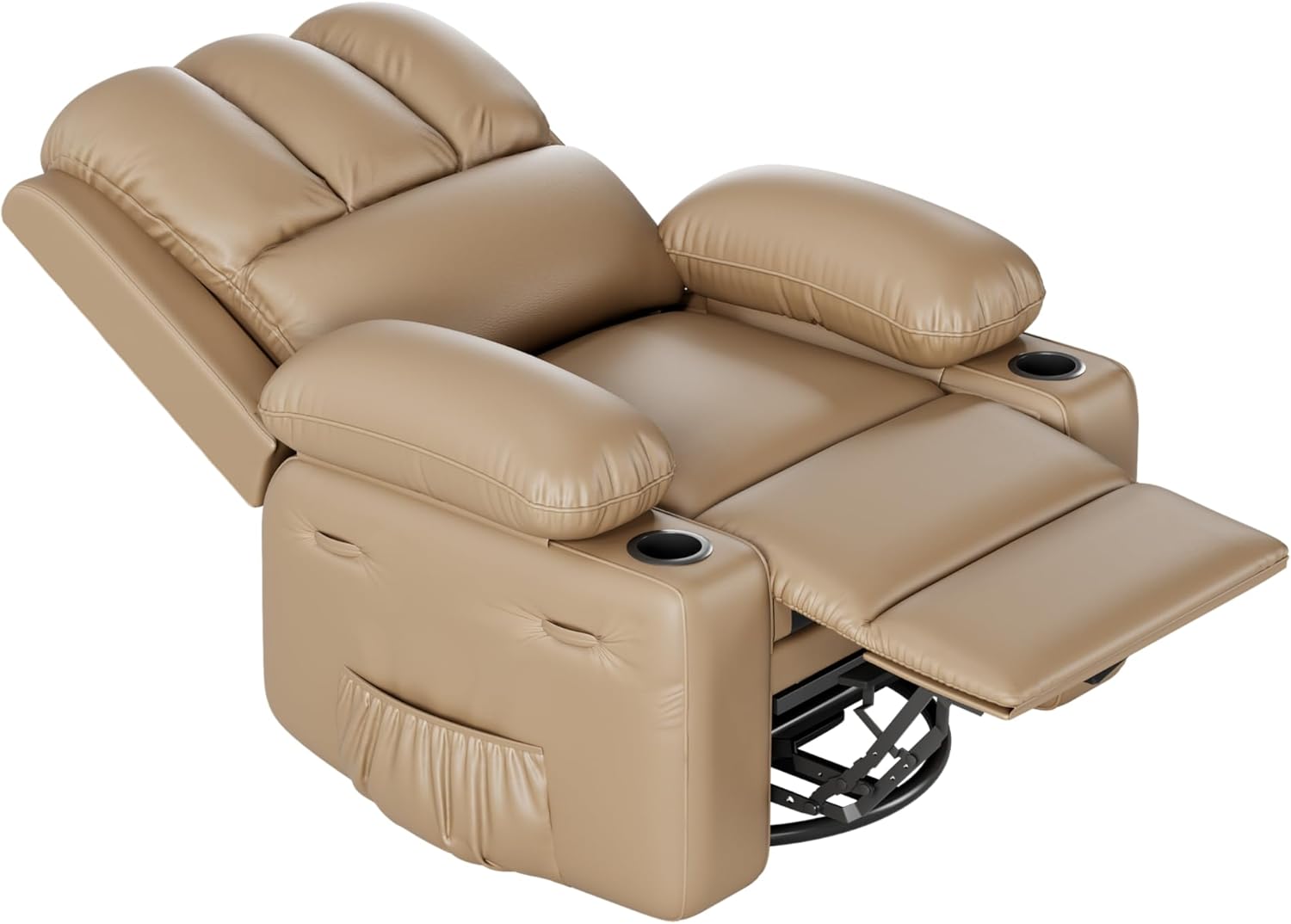 Leather Recliner Chair, Manual Recliner
