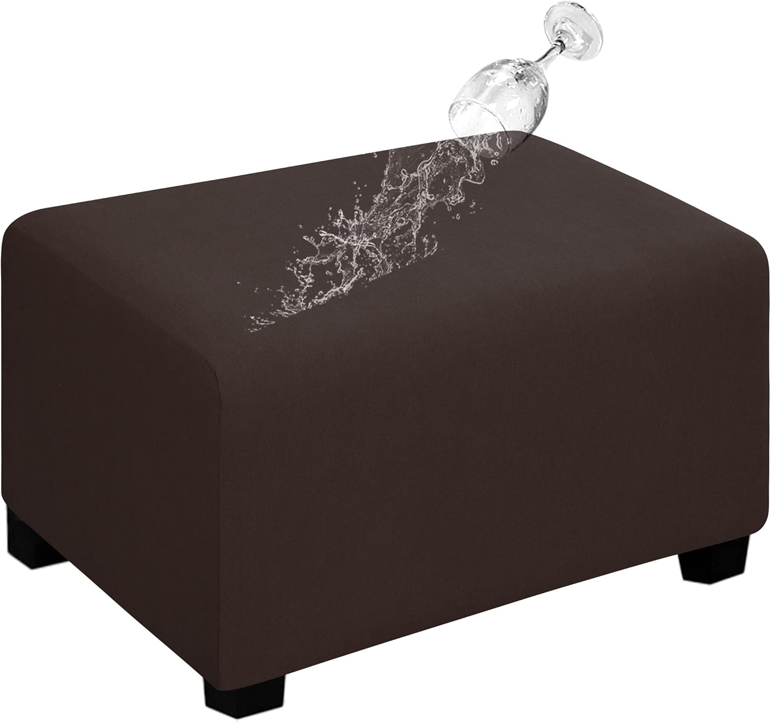 Dual Waterproof Stretch Ottoman Cover