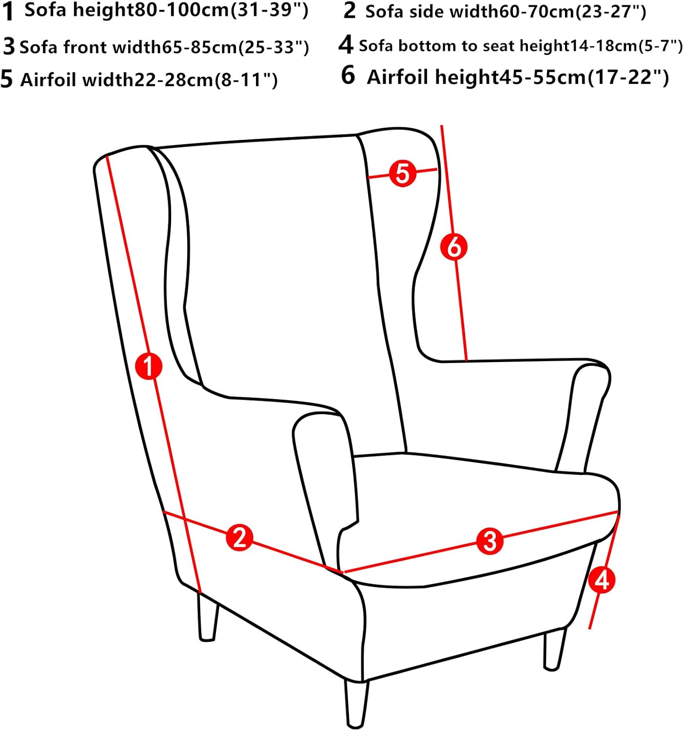 Wing Chair Slipcover