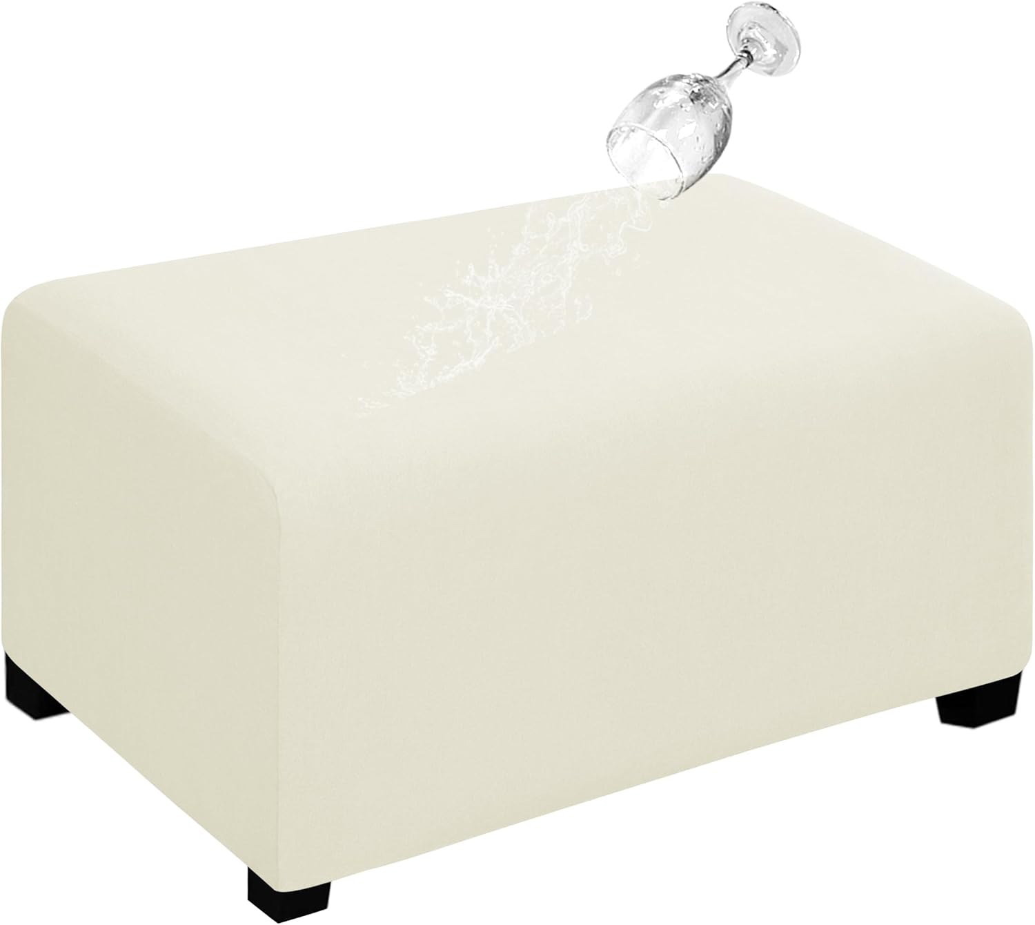 Dual Waterproof Stretch Ottoman Cover