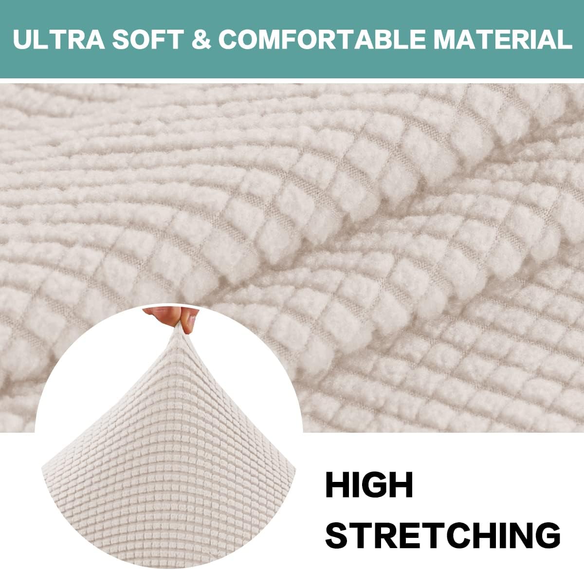 Stretch Ottoman Cover Ottoman Slipcover