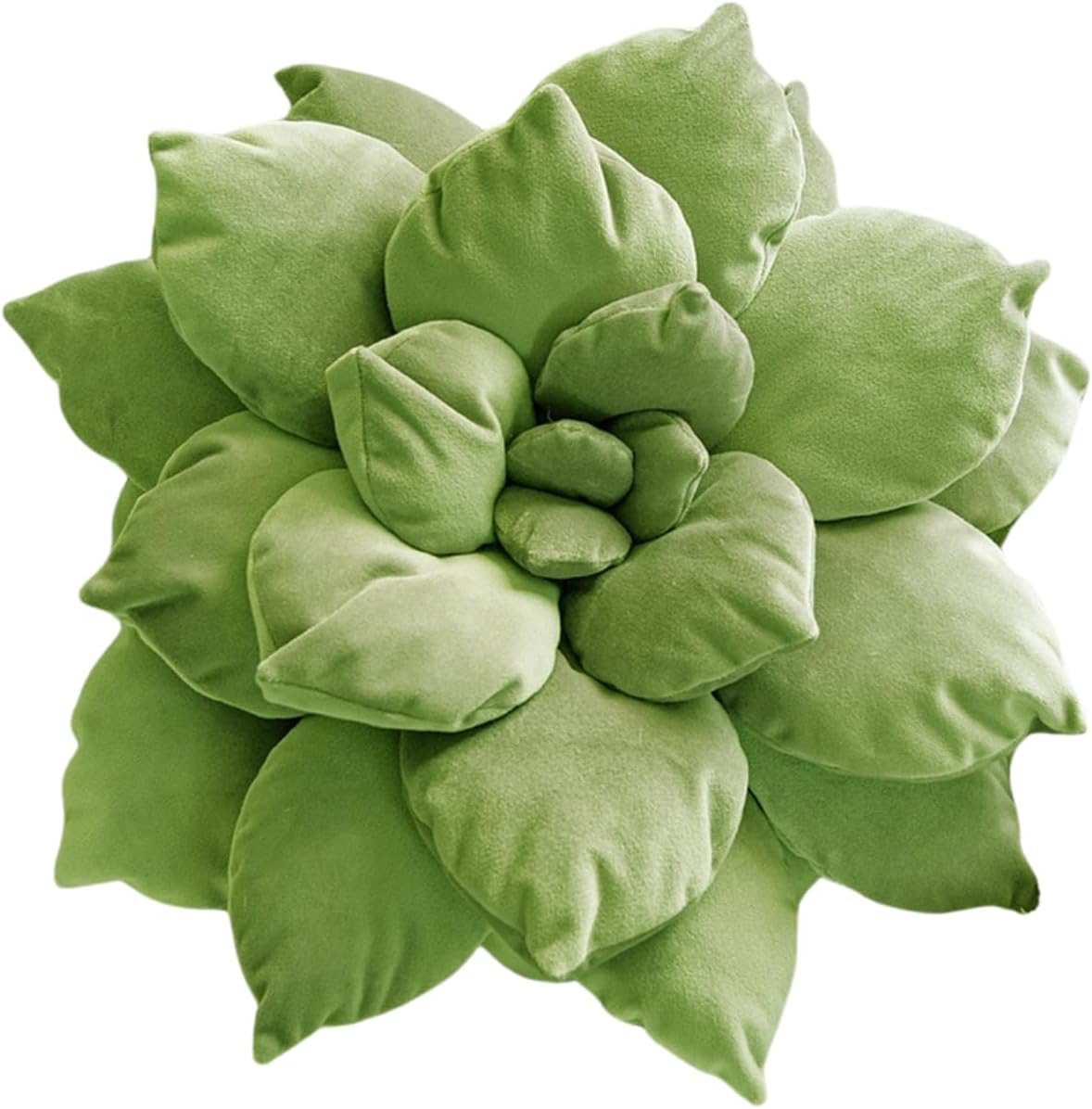 3D 17" Purple Succulent Pillow