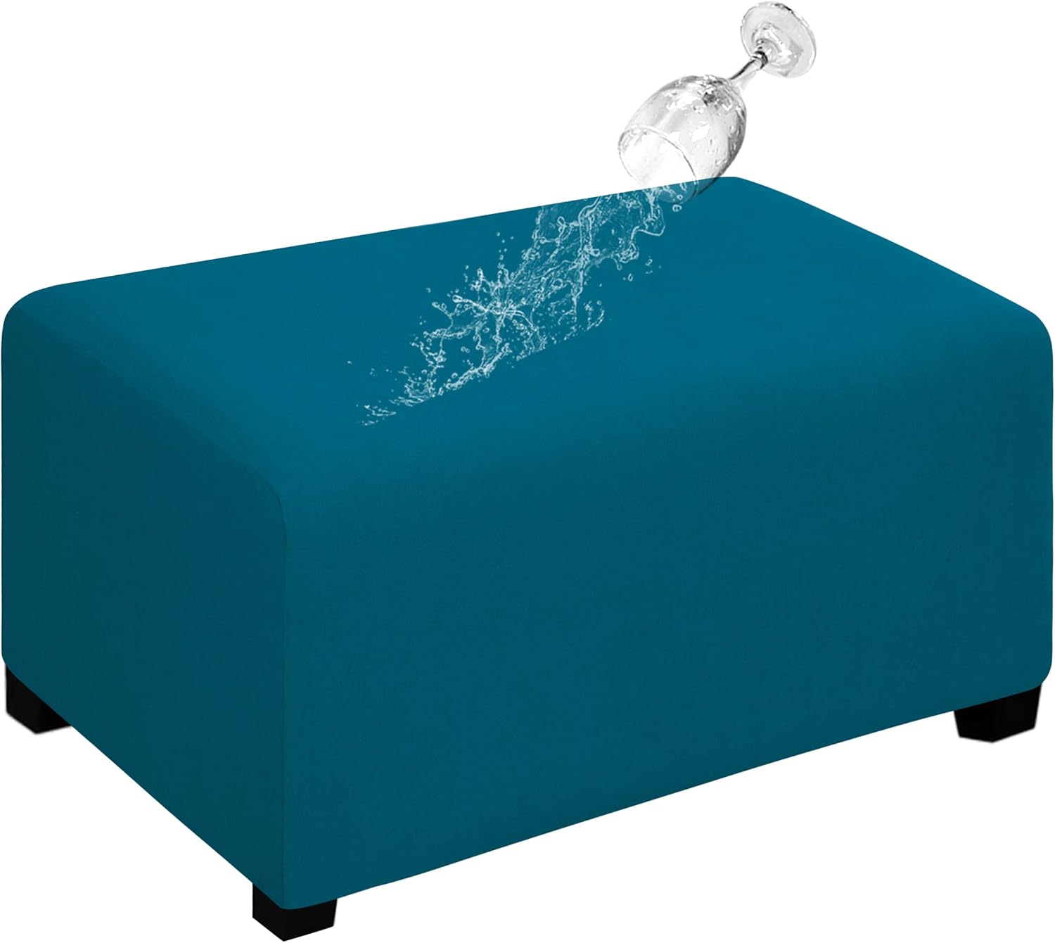 Dual Waterproof Stretch Ottoman Cover