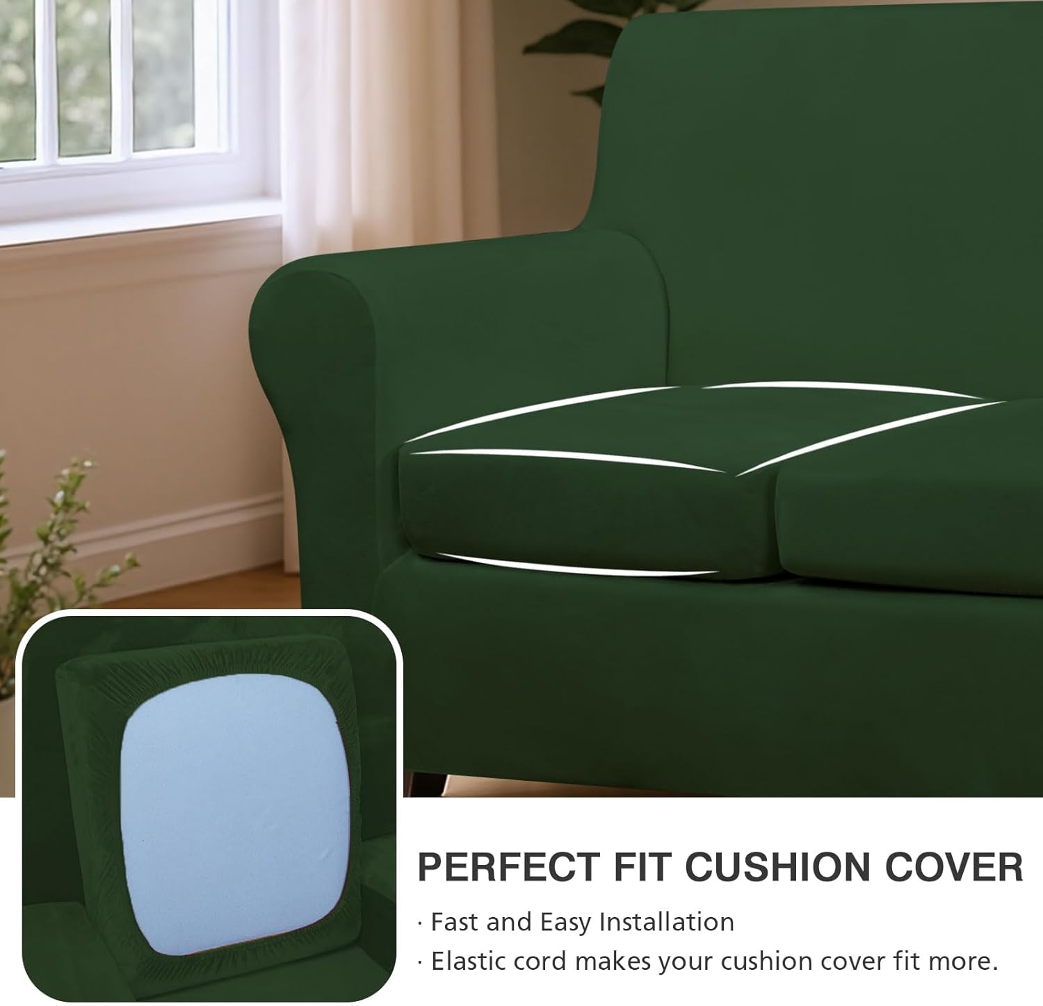 Stretch 4 Pieces Sofa Covers