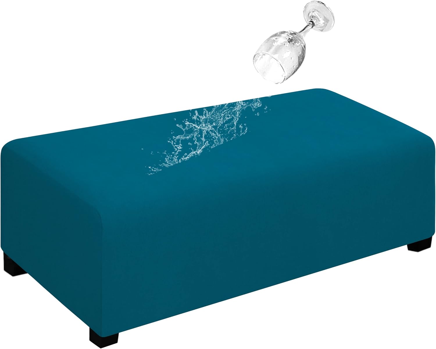 Dual Waterproof Stretch Ottoman Cover