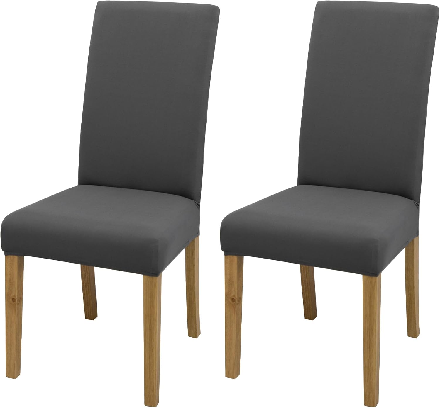 Dining Chair Cover,Dining Room Chair Covers Set of 6,Stretch Kitchen Chair Cover,Washable Dining Chair Cover,Parsons Chair Slipcovers Protective,for Home,Restaurant,Banquet(Gray)