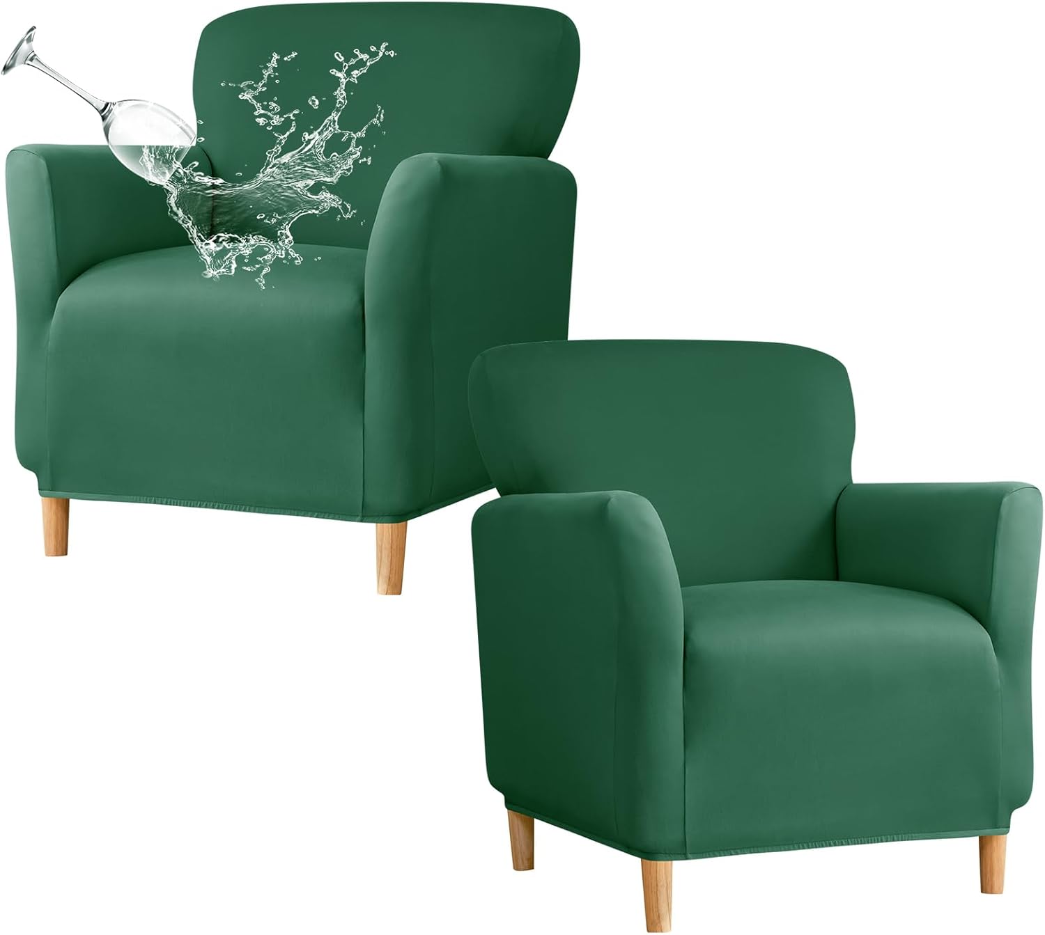 Printed Banquet Armchair Slipcovers Soft Chair Covers Armchair 1-Piece Stretch Chair Covers for Living Room Nonslip Outdoor Armchair Slipcover Kids Pets Friendly Furniture Protector,01