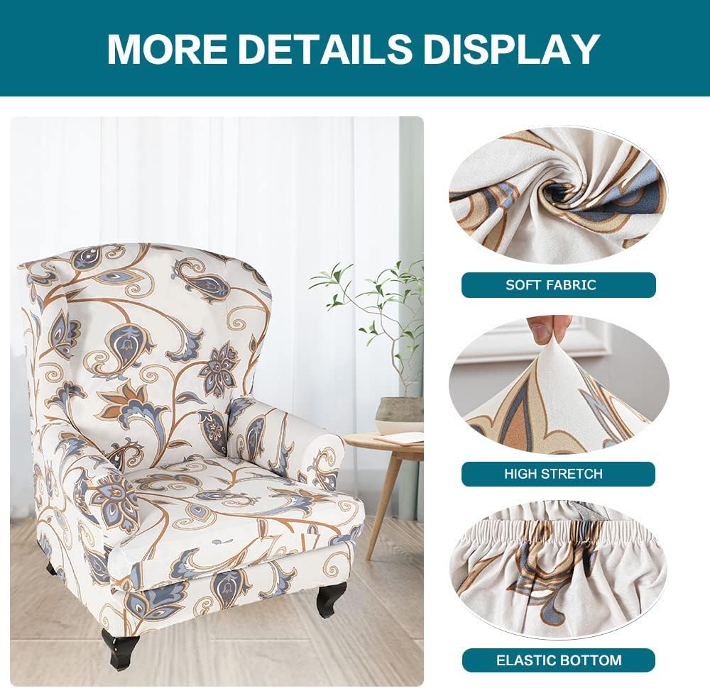 Wingback Chair Cover Slipcovers