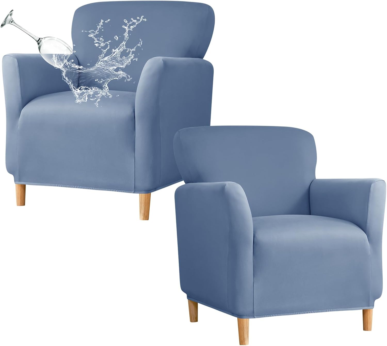 Printed Banquet Armchair Slipcovers Soft Chair Covers Armchair 1-Piece Stretch Chair Covers for Living Room Nonslip Outdoor Armchair Slipcover Kids Pets Friendly Furniture Protector,01