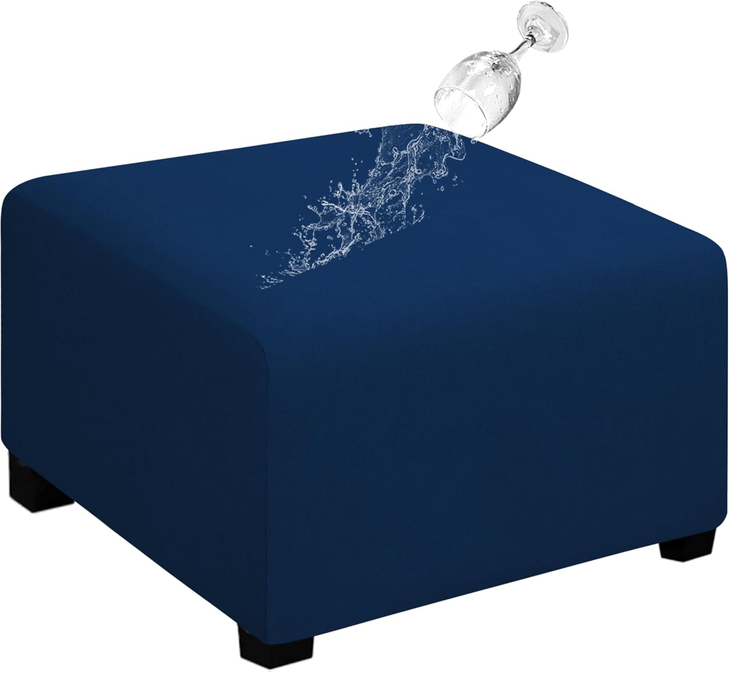 Dual Waterproof Stretch Ottoman Cover