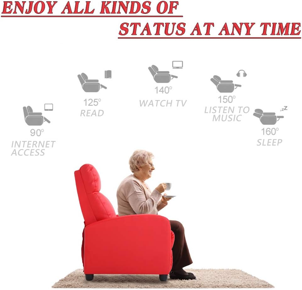 Theater Seating Single Reclining Sofa Lounge