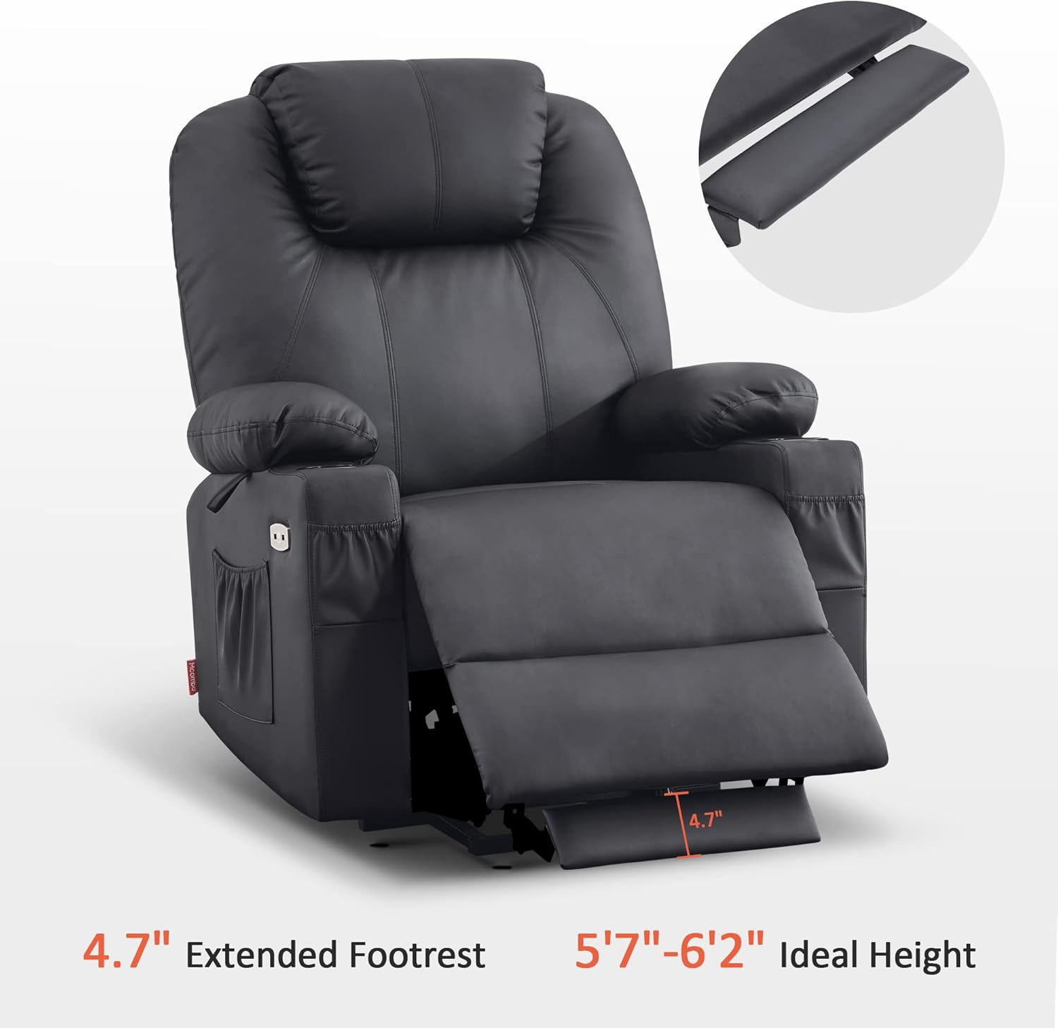 Electric Power Lift Recliner Chair Sofa with Massage and Heat
