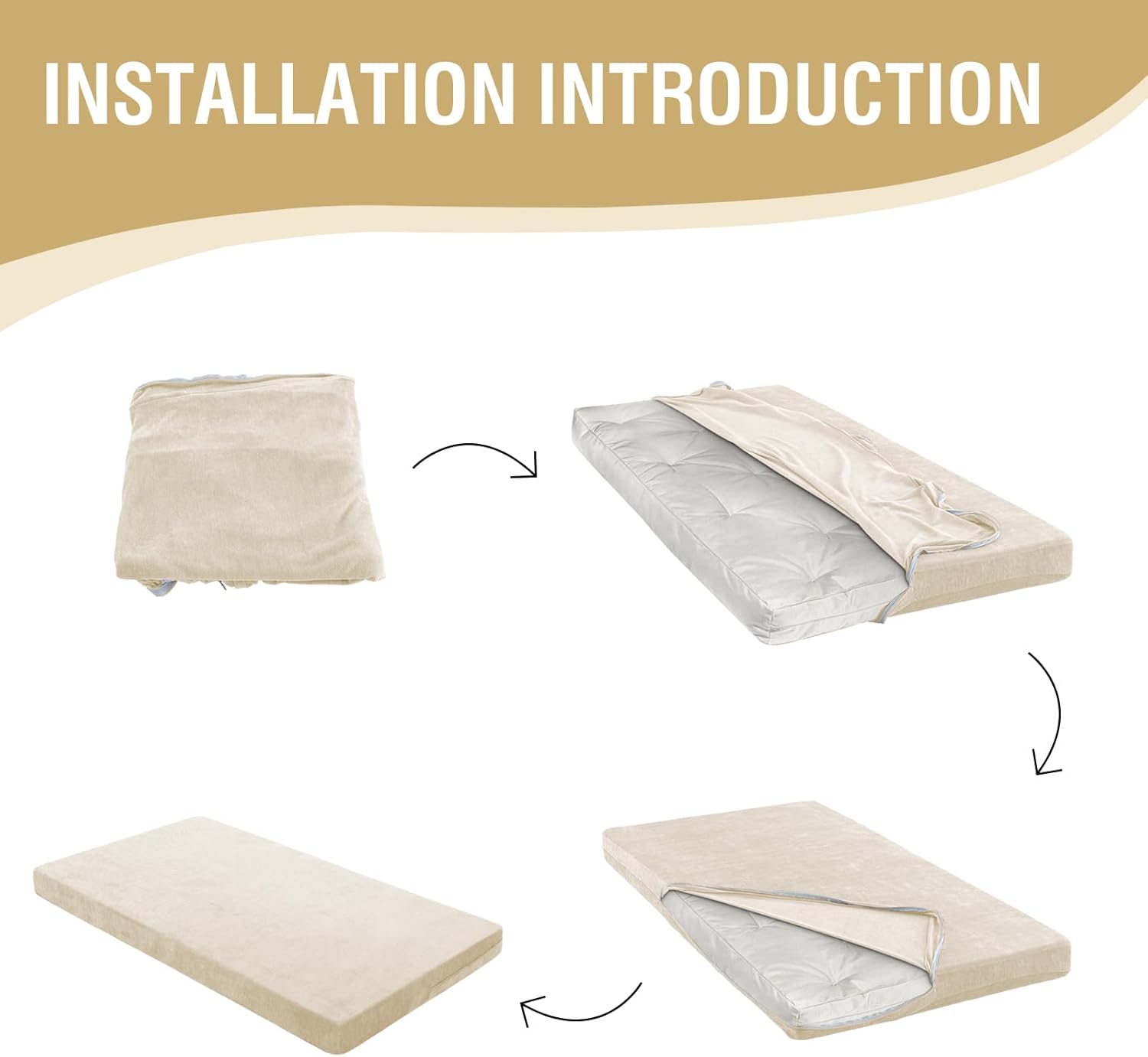 Full Size Armless Futon Mattress Covers