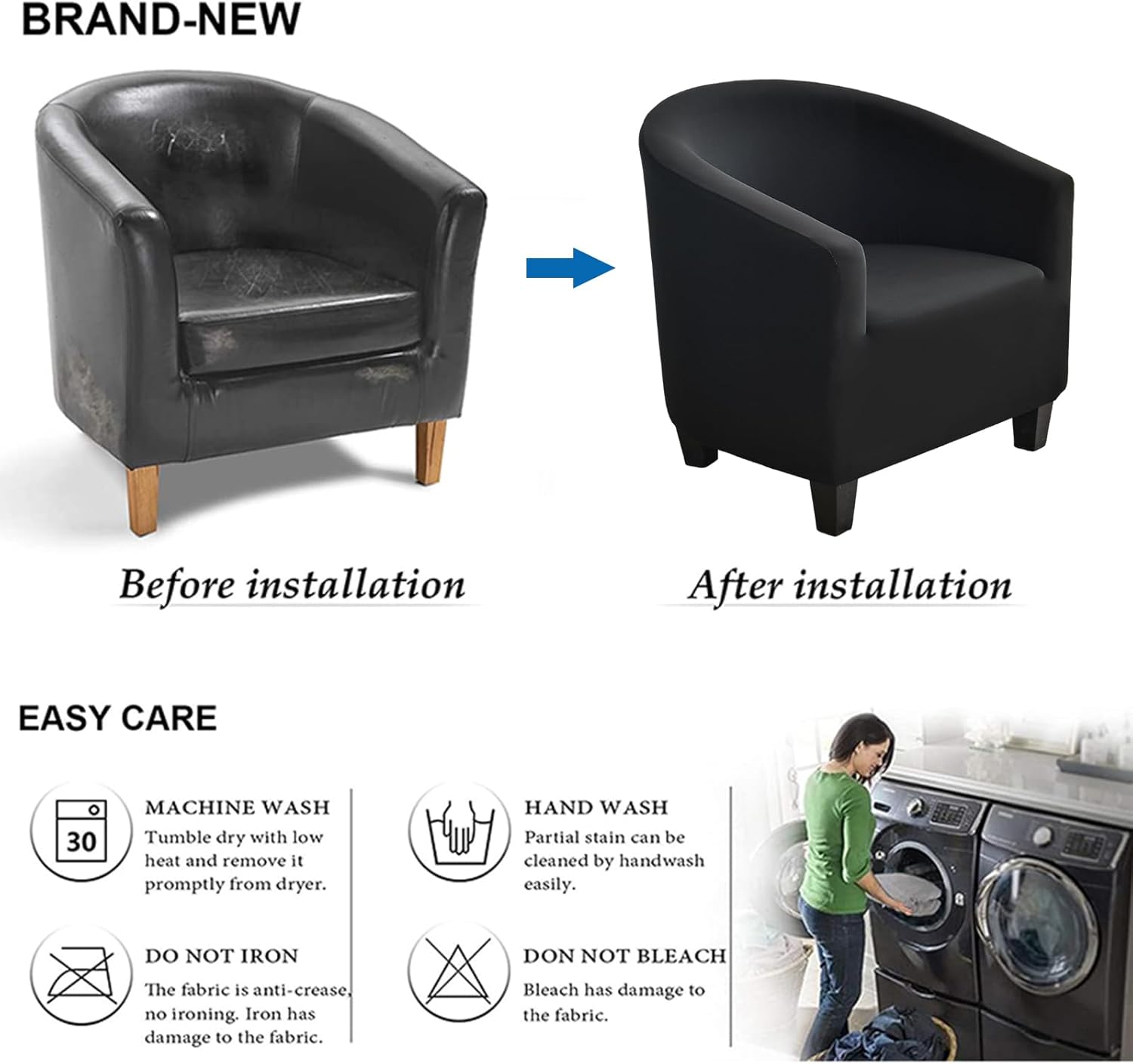 Club Chair Slipcover