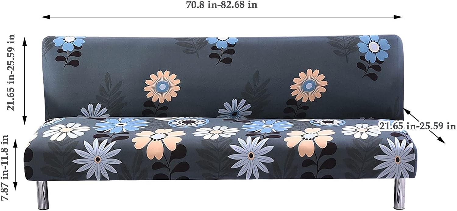 Armless Futon Slipcovers