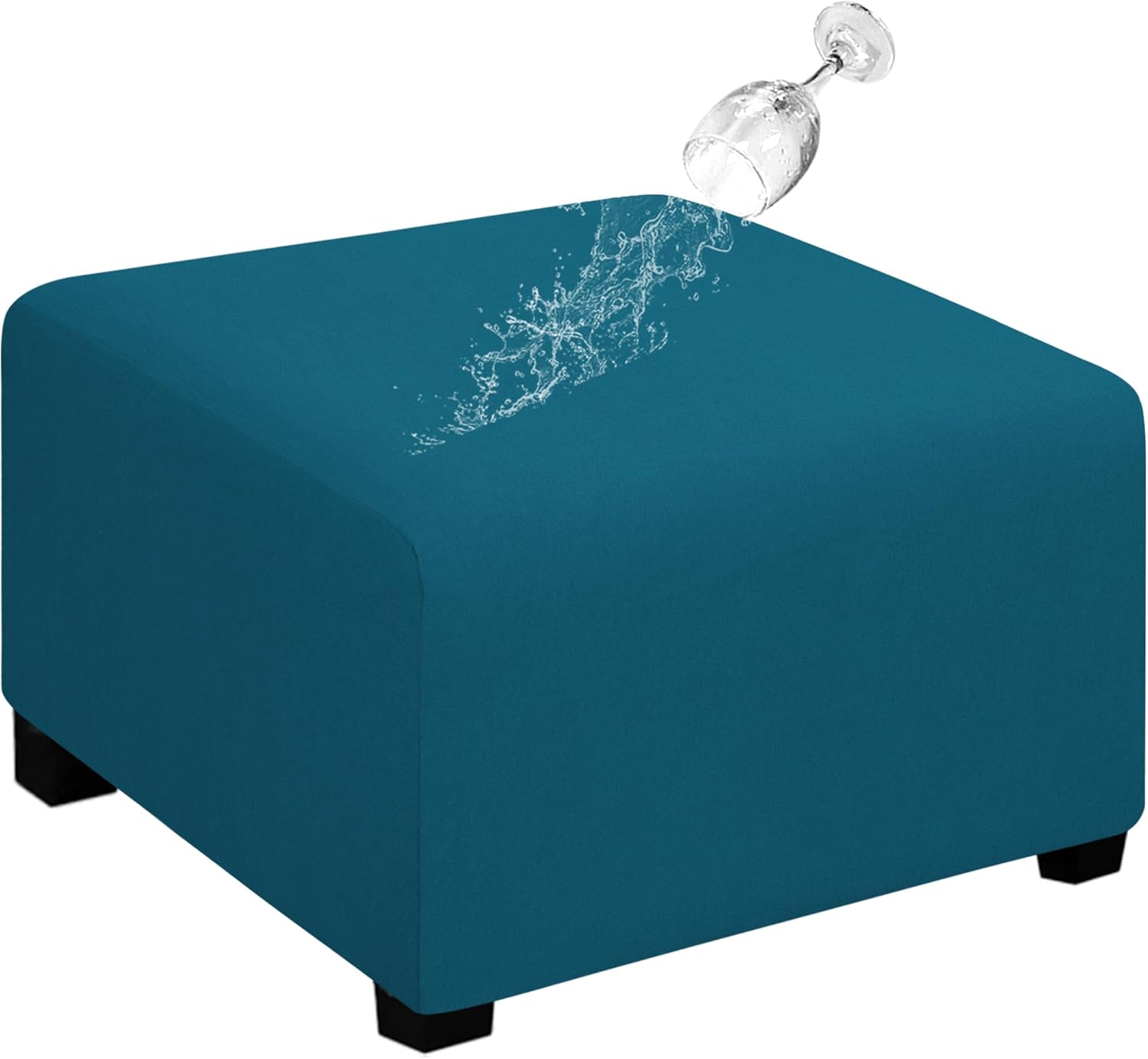 Dual Waterproof Stretch Ottoman Cover
