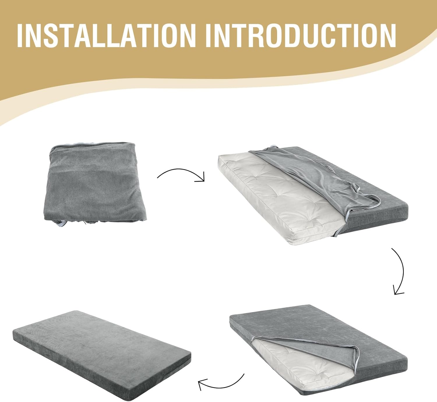 Full Size Armless Futon Mattress Covers