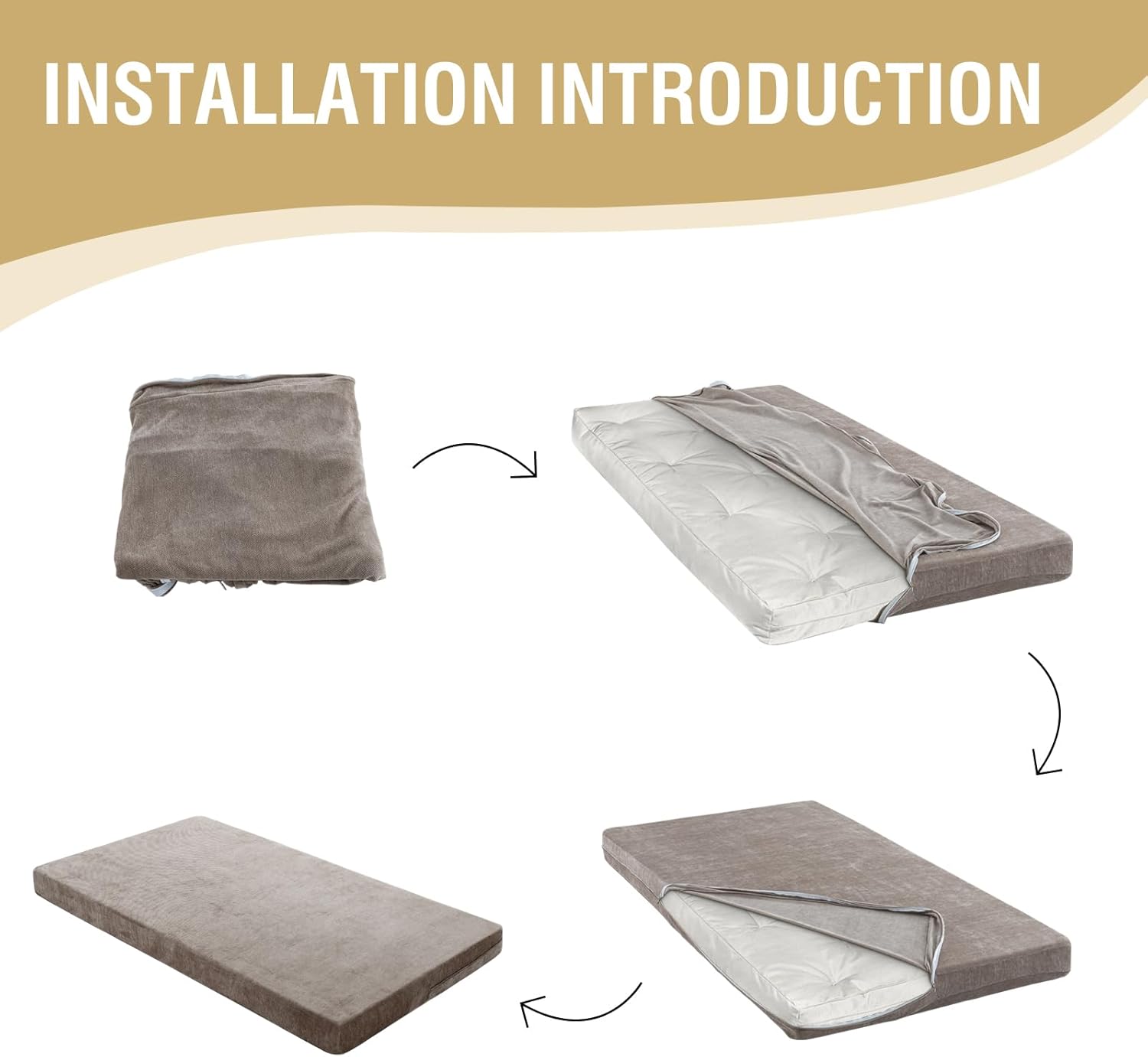 Full Size Armless Futon Mattress Covers