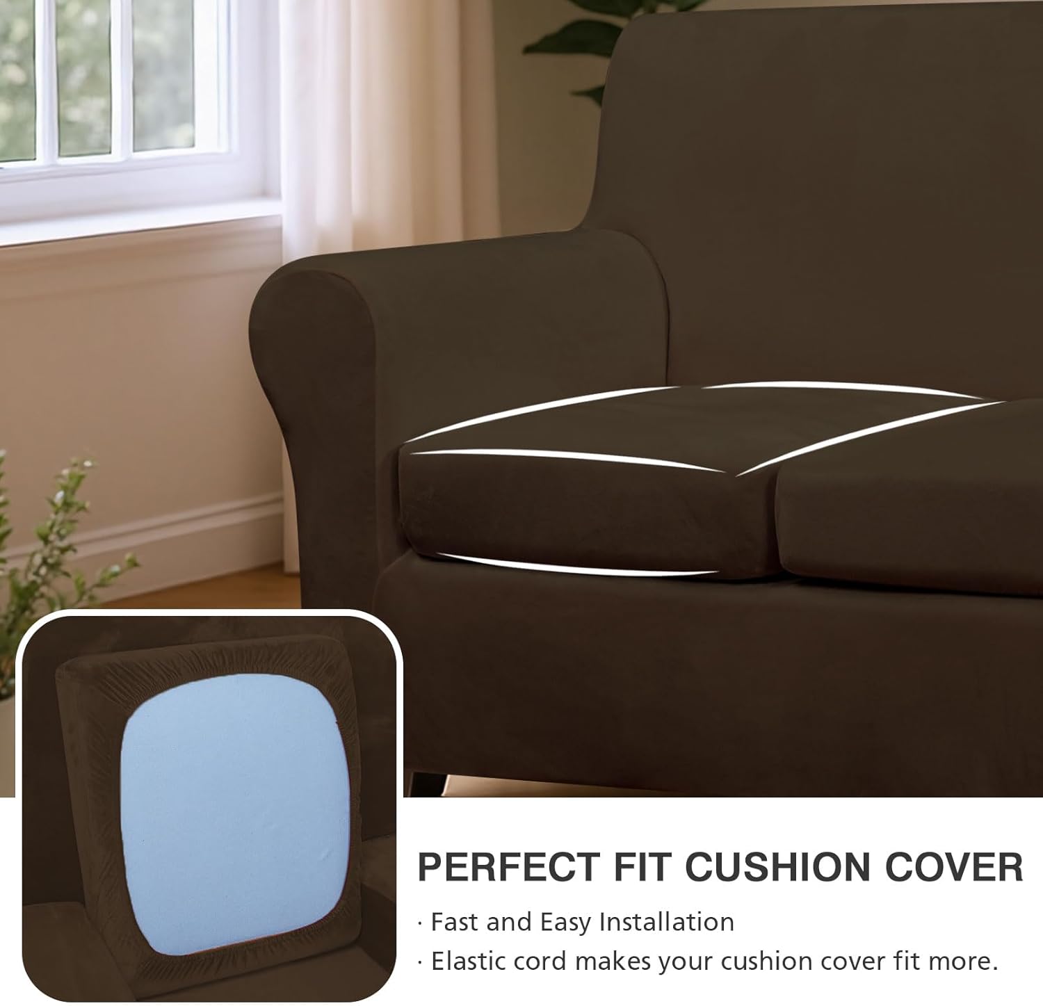 Stretch 4 Pieces Sofa Covers