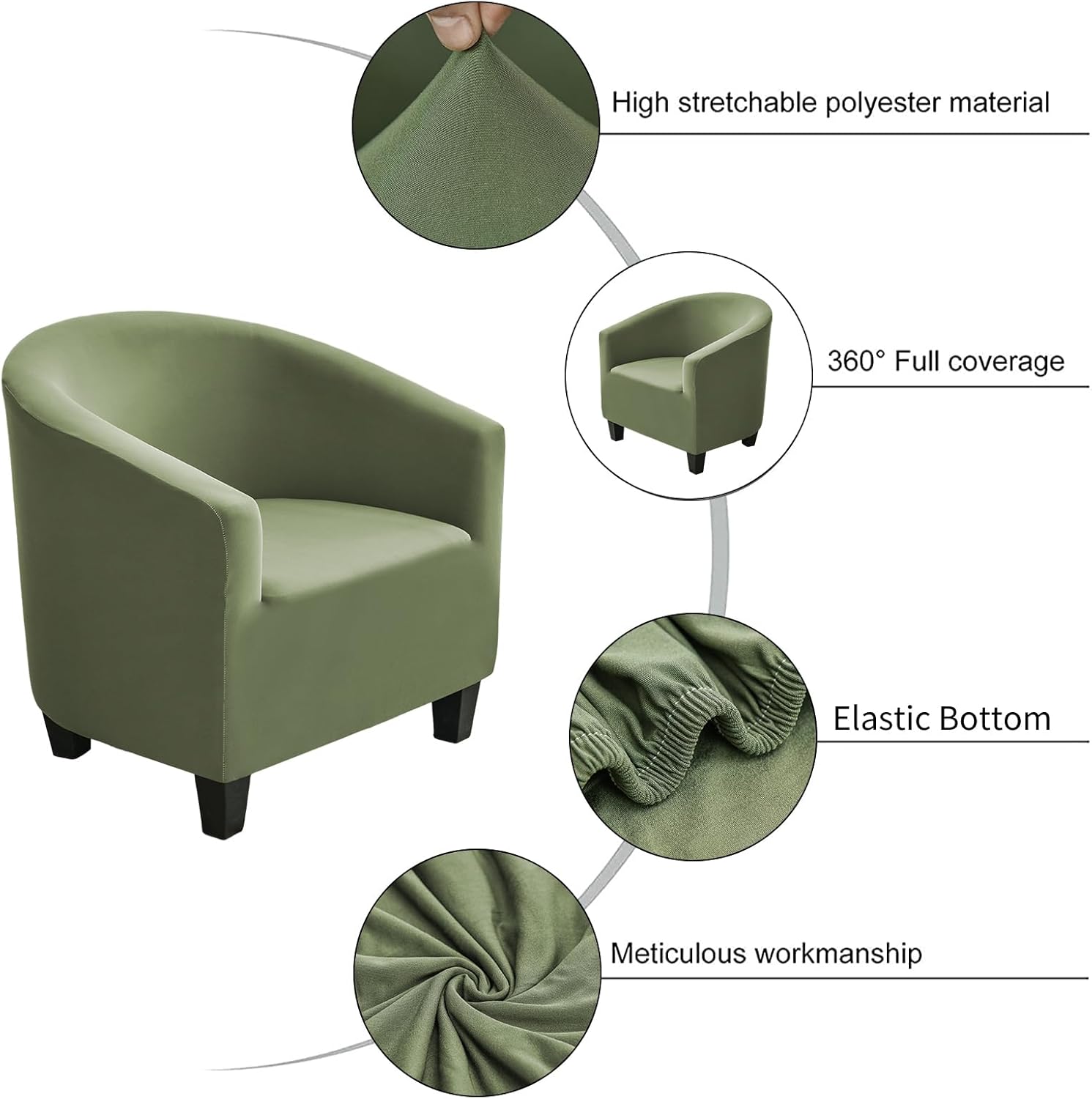 Club Chair Slipcover