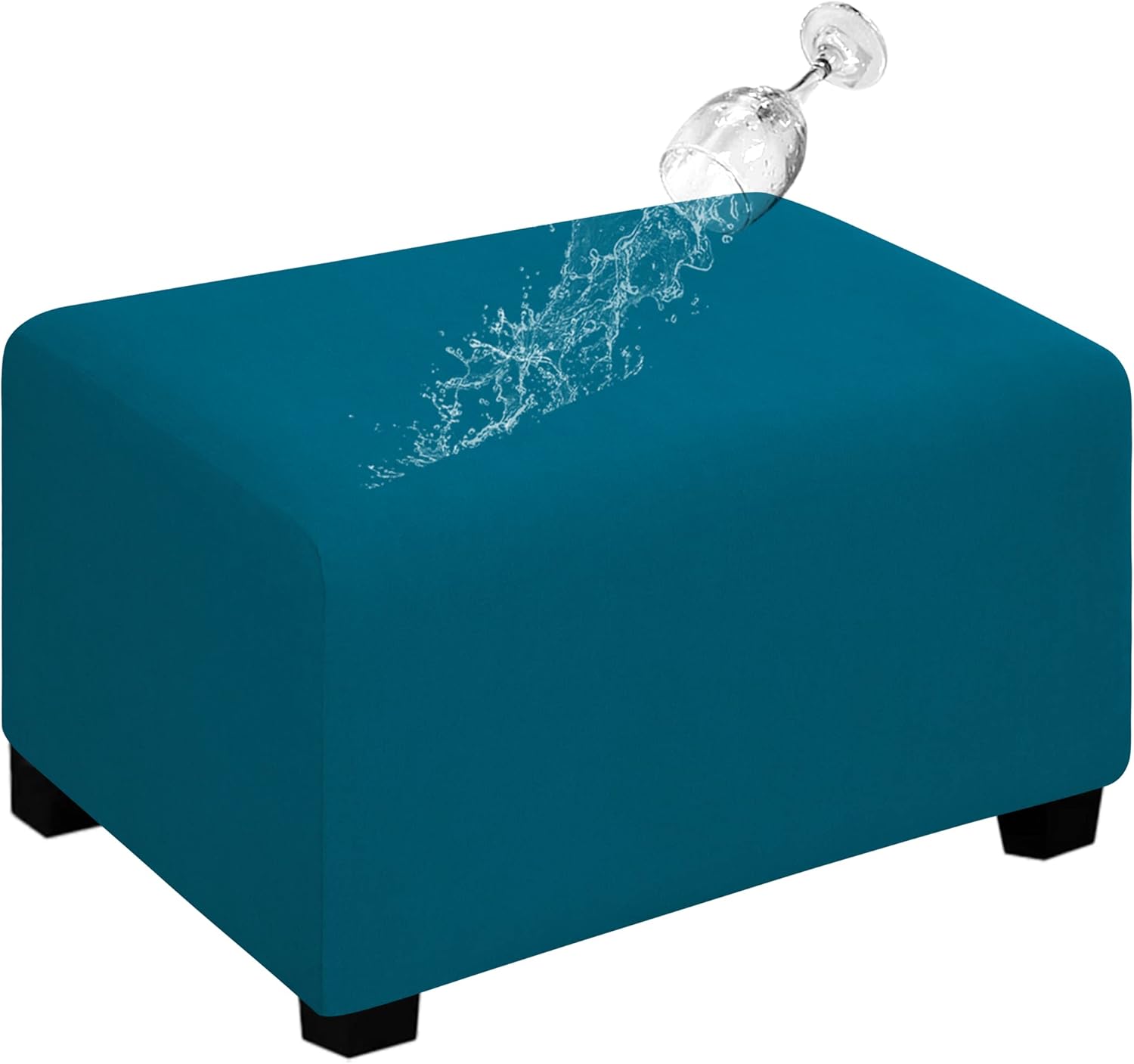 Dual Waterproof Stretch Ottoman Cover