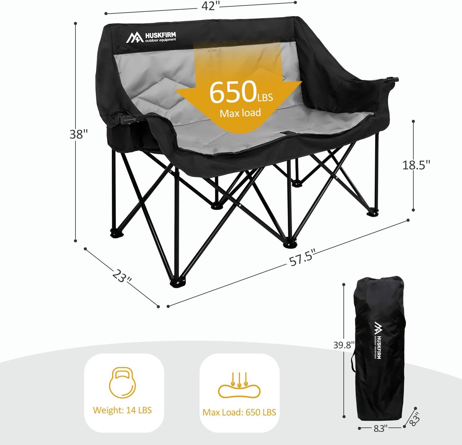 Loveseat Camping Chair Double Camping Chairs