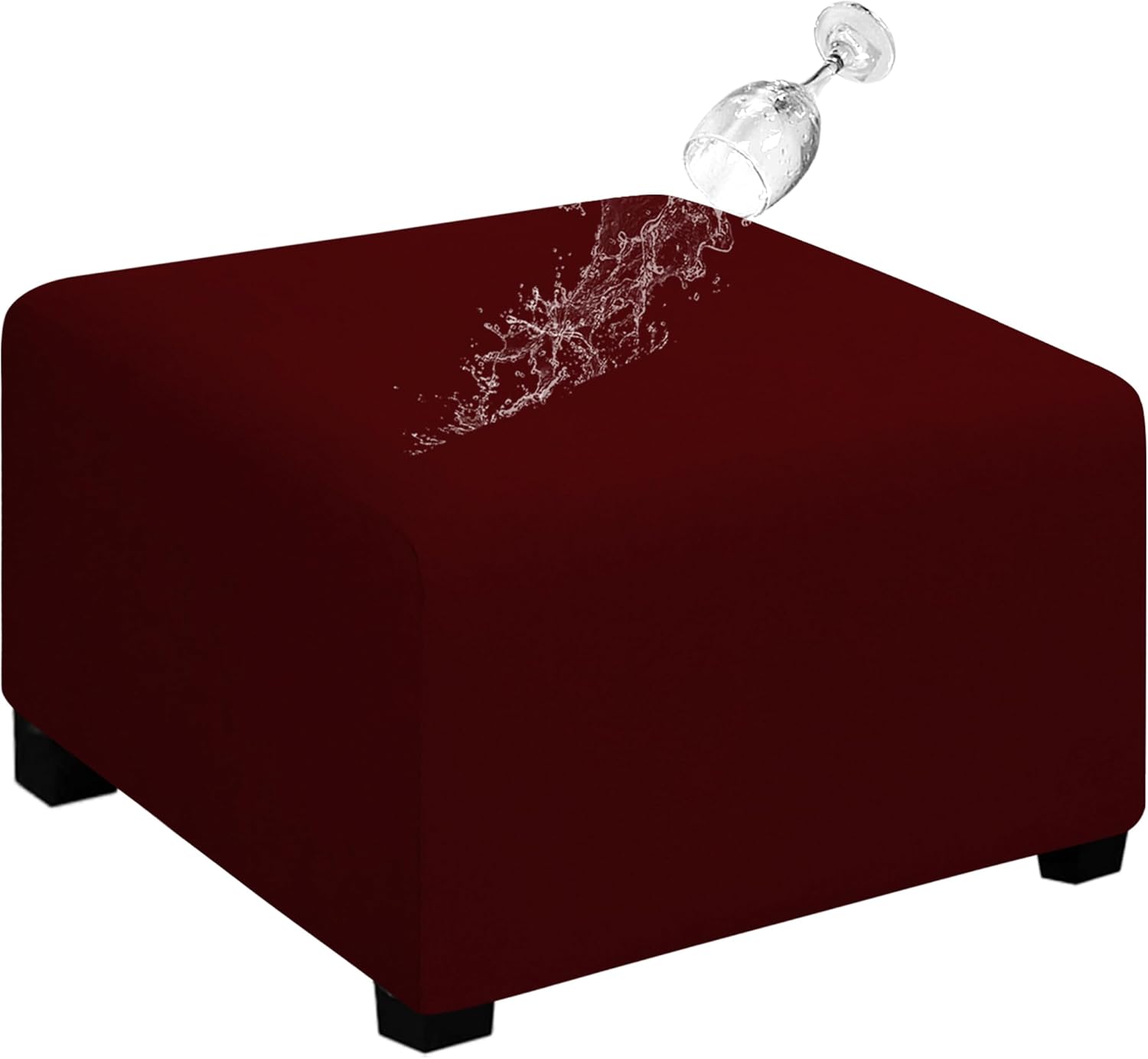Dual Waterproof Stretch Ottoman Cover