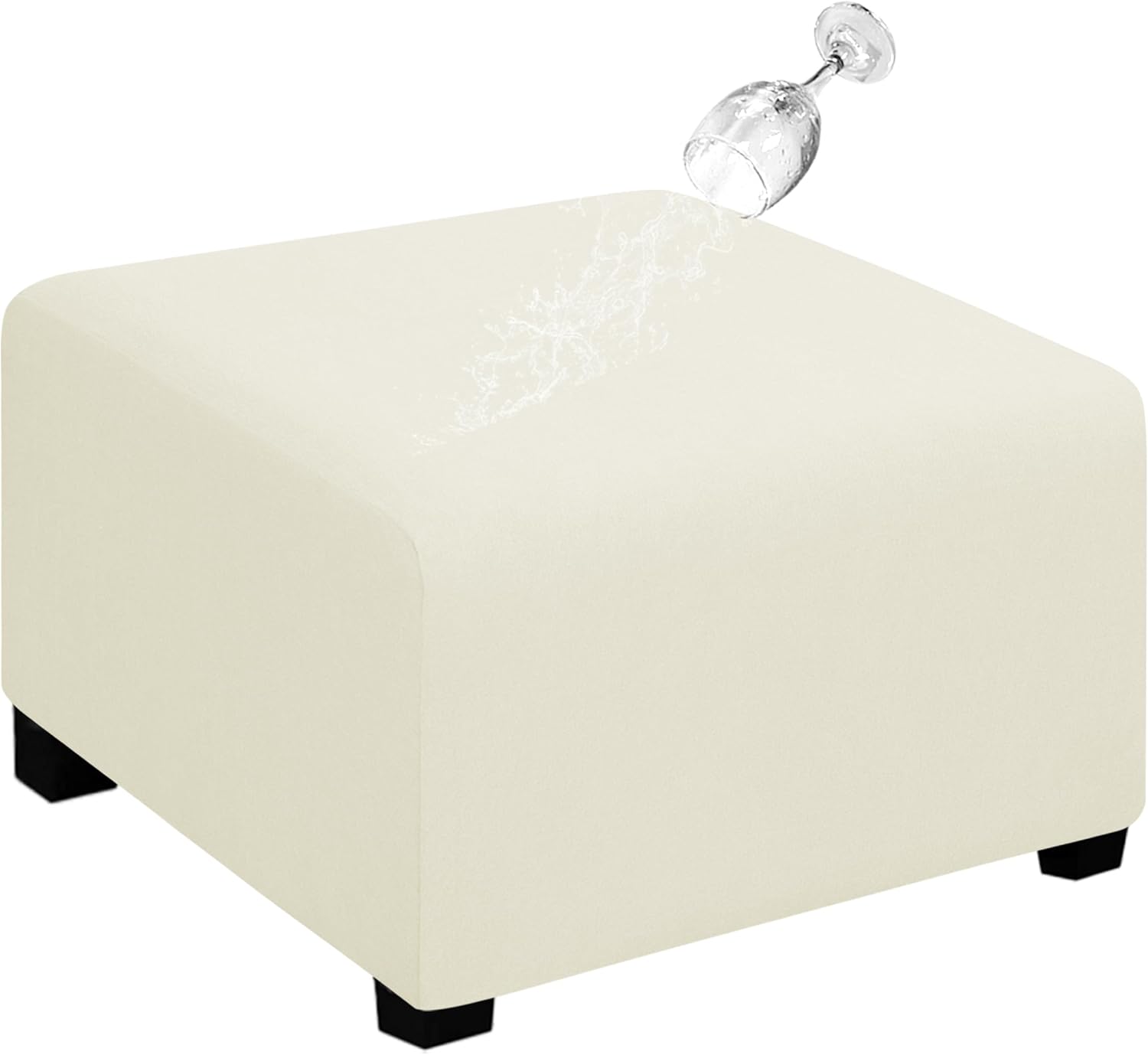 Dual Waterproof Stretch Ottoman Cover