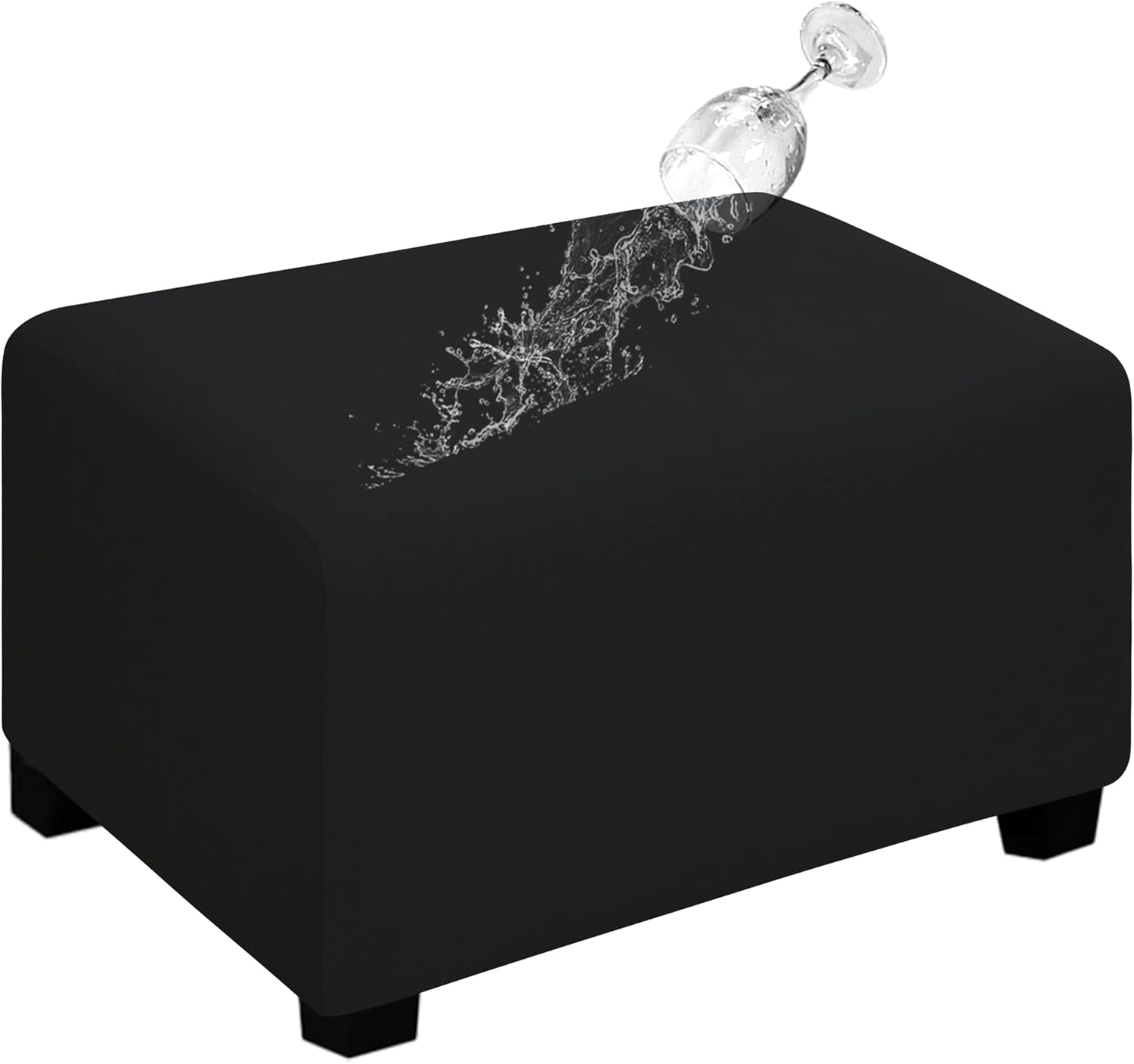 Dual Waterproof Stretch Ottoman Cover
