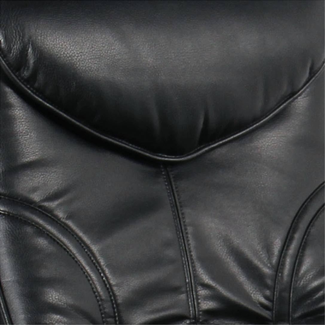 Leather Recliner with Ottoman Chair