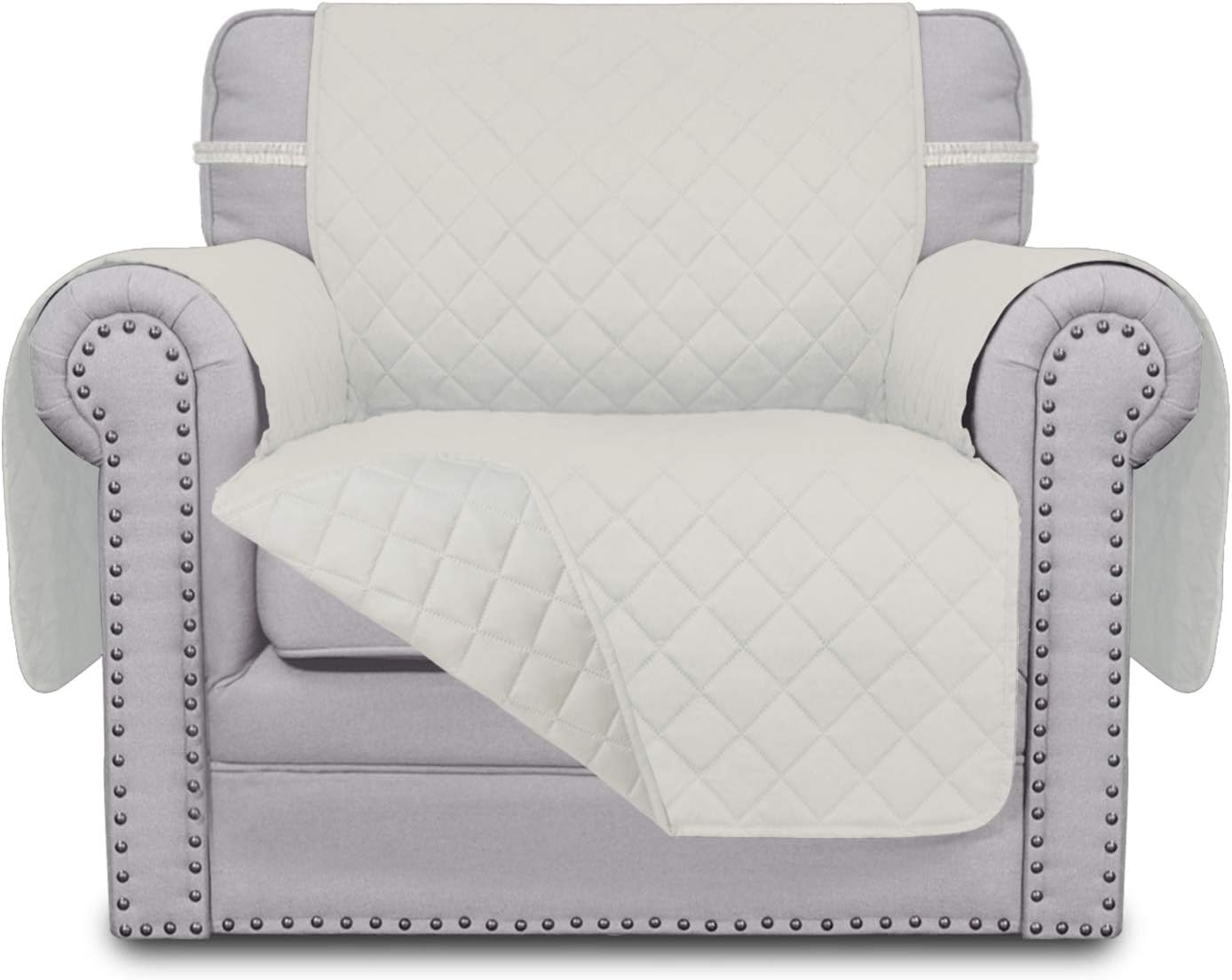 Easy-Going Reversible Couch Cover for 3 Cushion Couch Sofa