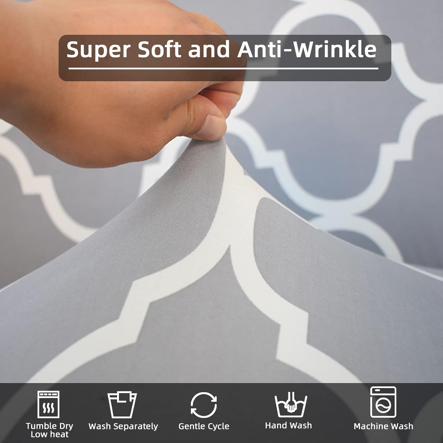 Wing Chair Slipcovers 2 Pieces Stretch Spandex Wingback Chair Covers Sofa Slipcover Printing Wingback Armchair Slipcovers Furniture Protector Couch Soft with Elastic Bottom for Wingback Chairs,12