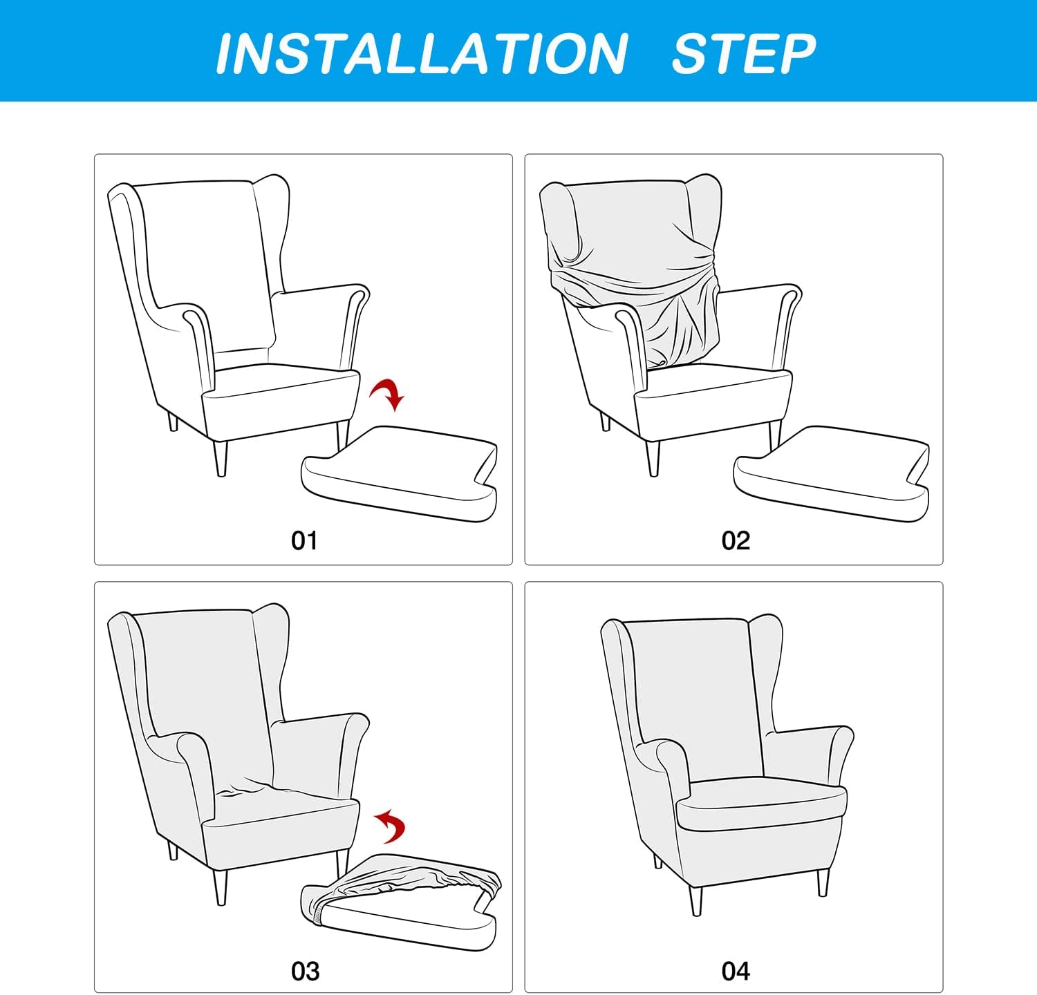 Wingback Chair Covers