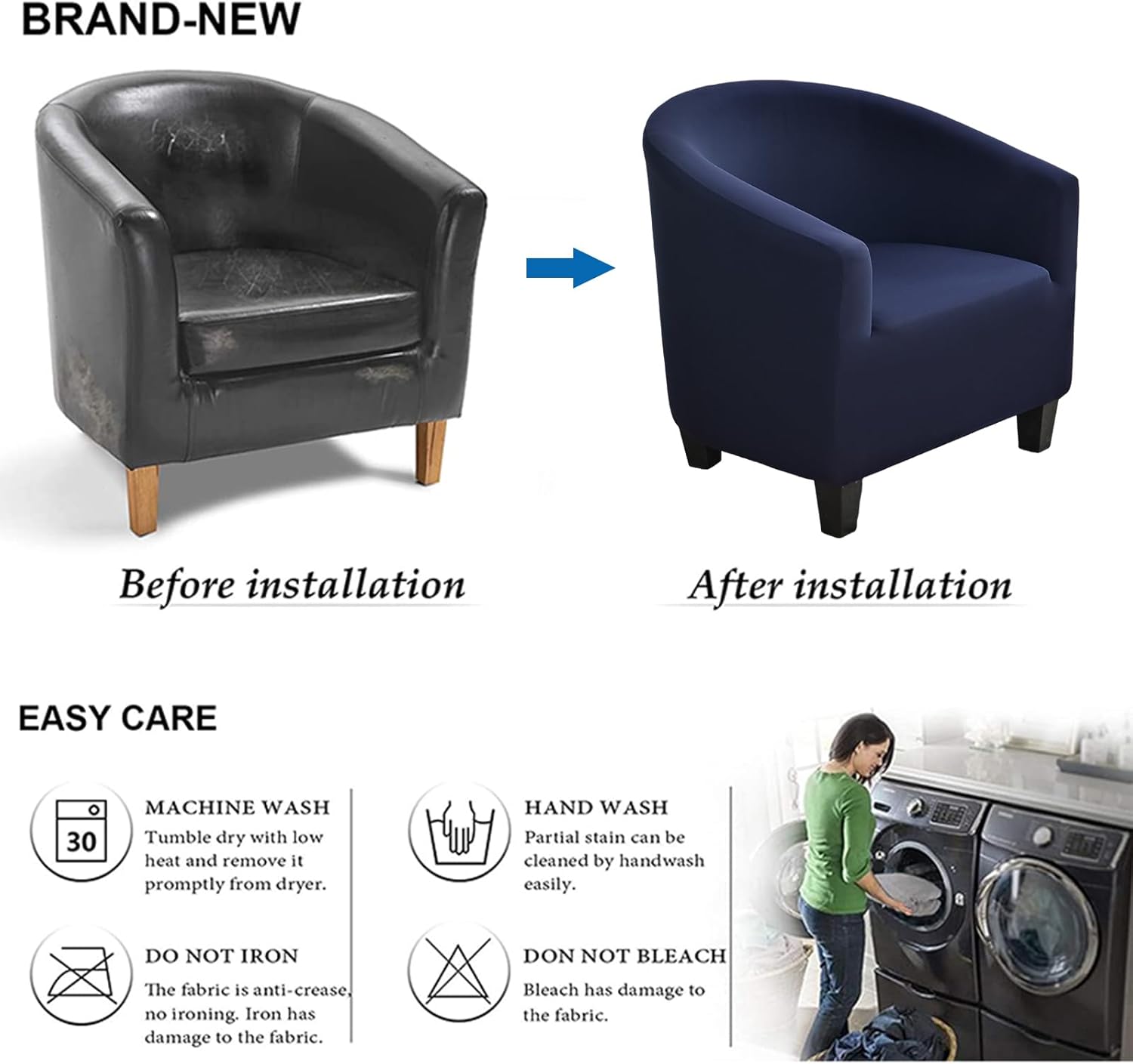 Club Chair Slipcover