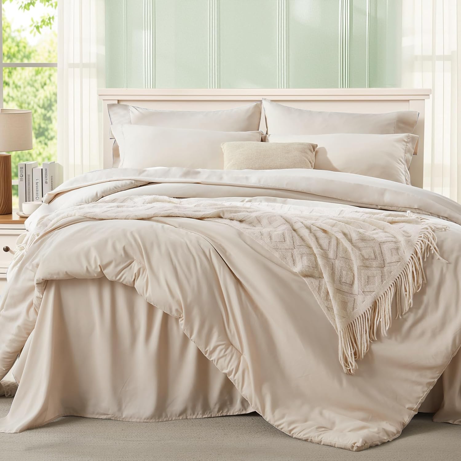 Queen Comforter Set 7 Pieces