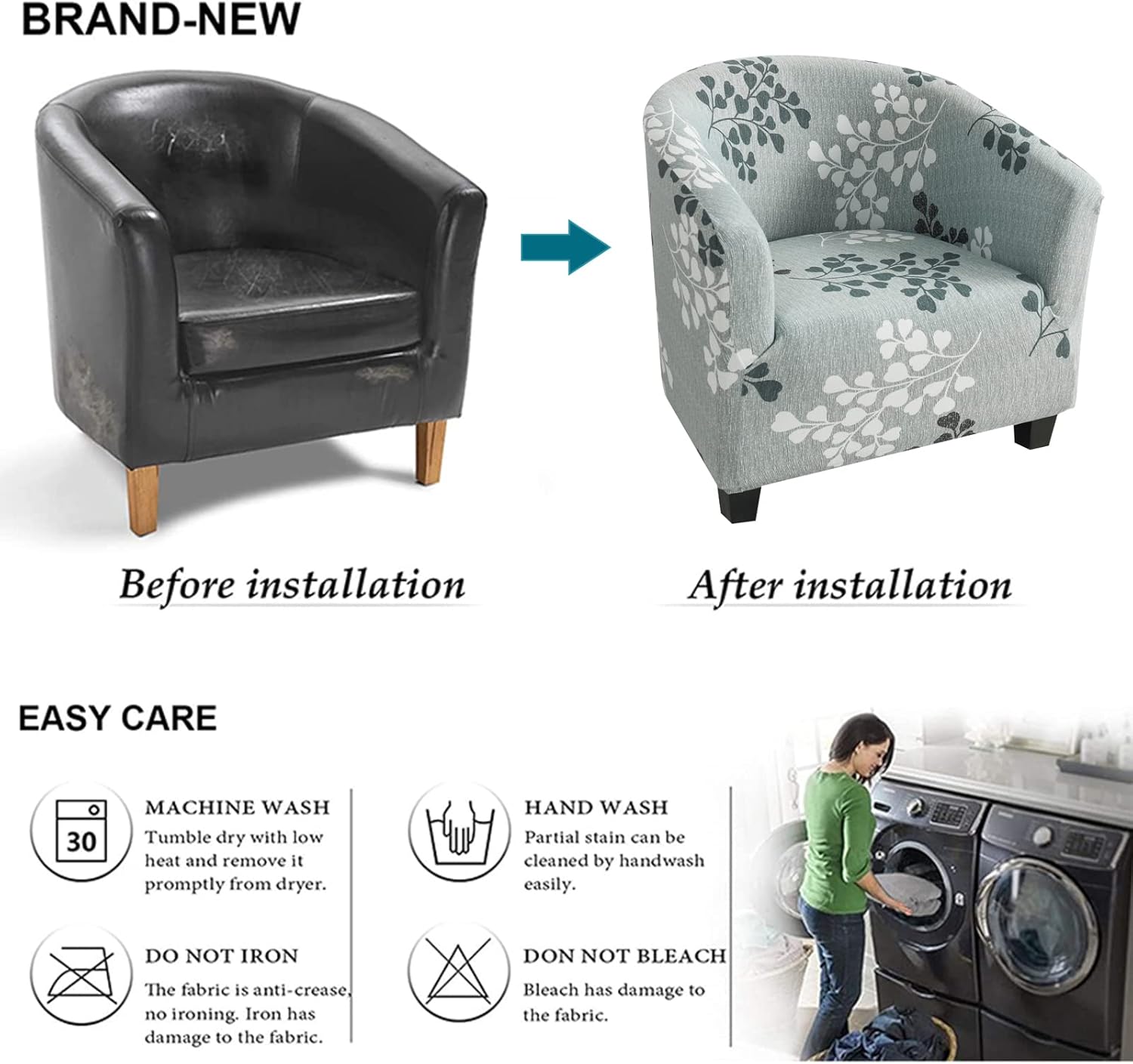 Club Chair Slipcover