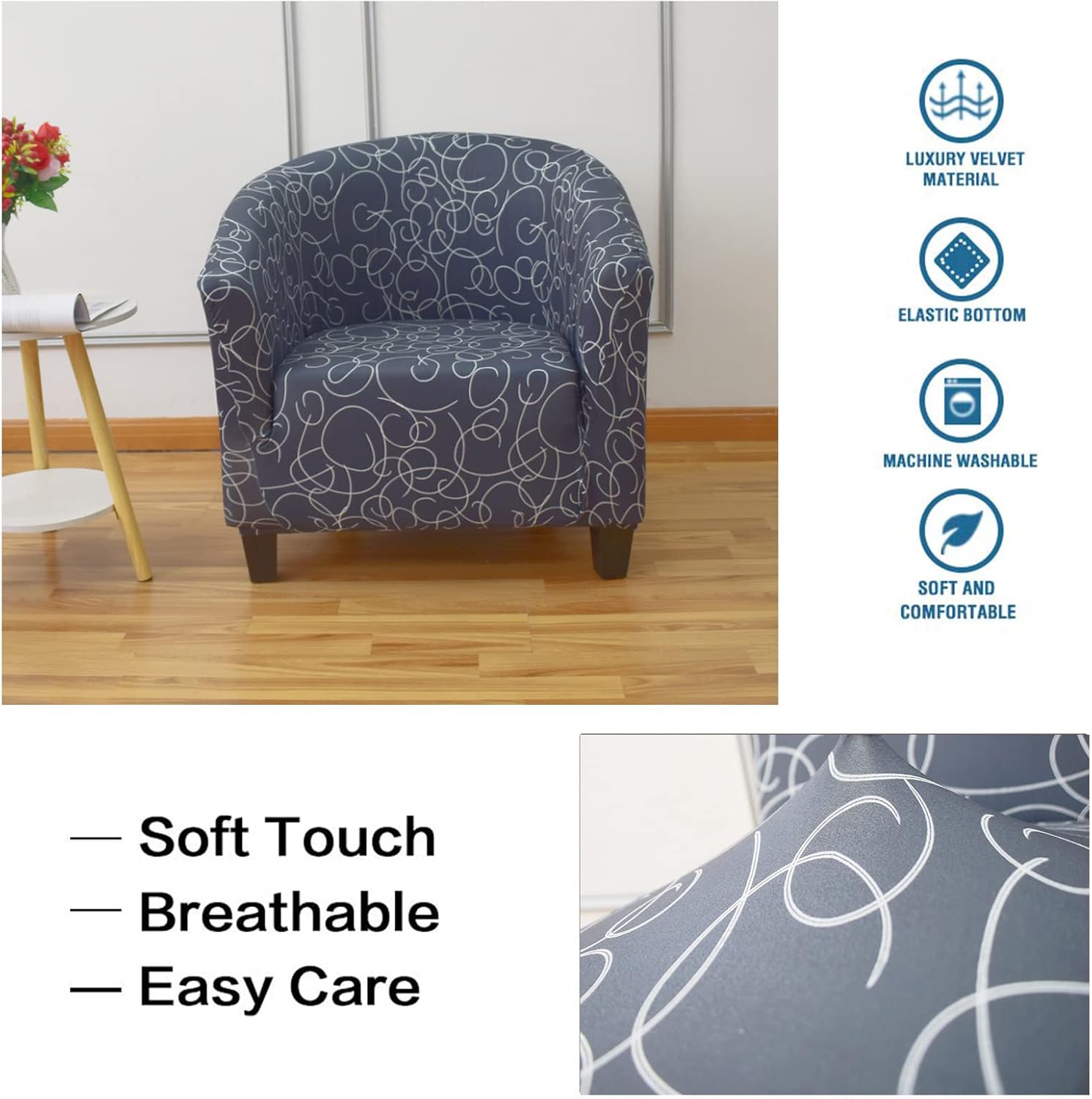 Club Chair Slipcover