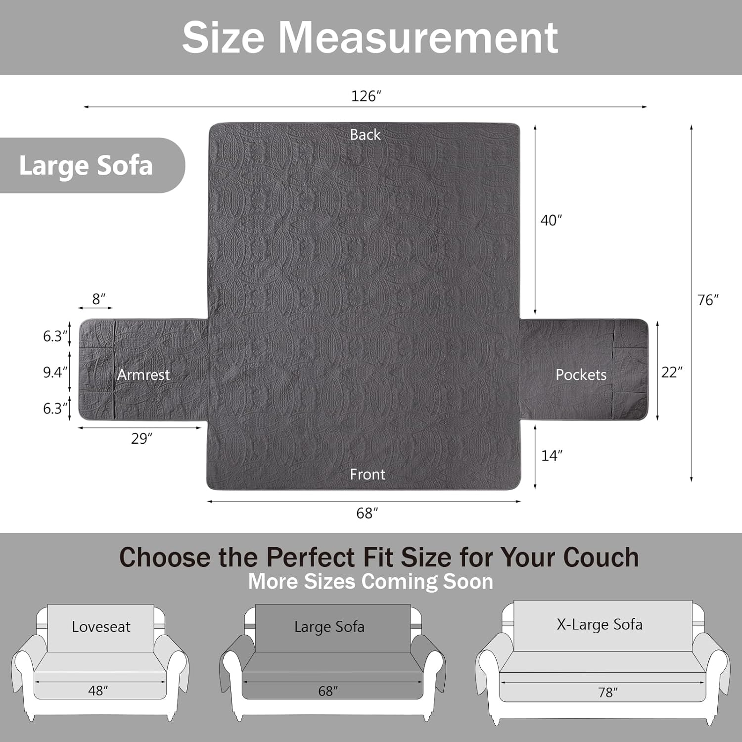 Beige Quilted Recliner Covers, Water-Repellent Recliner Slipcovers, Lazy Boy Chair Covers, Pet Friendly Recliner Cover for Dogs Cats, Washable Furniture Protector (Recliner 22", Beige Cream)